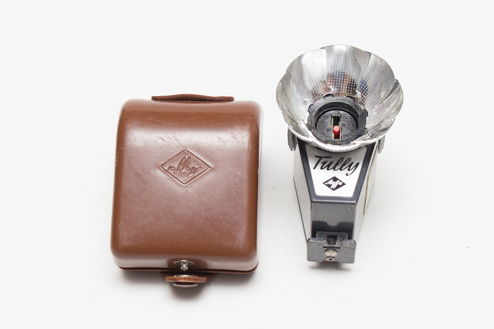 Vintage AGFA Tully Flash Holder AG-1 Type 6837 Case AG1B shoe mount