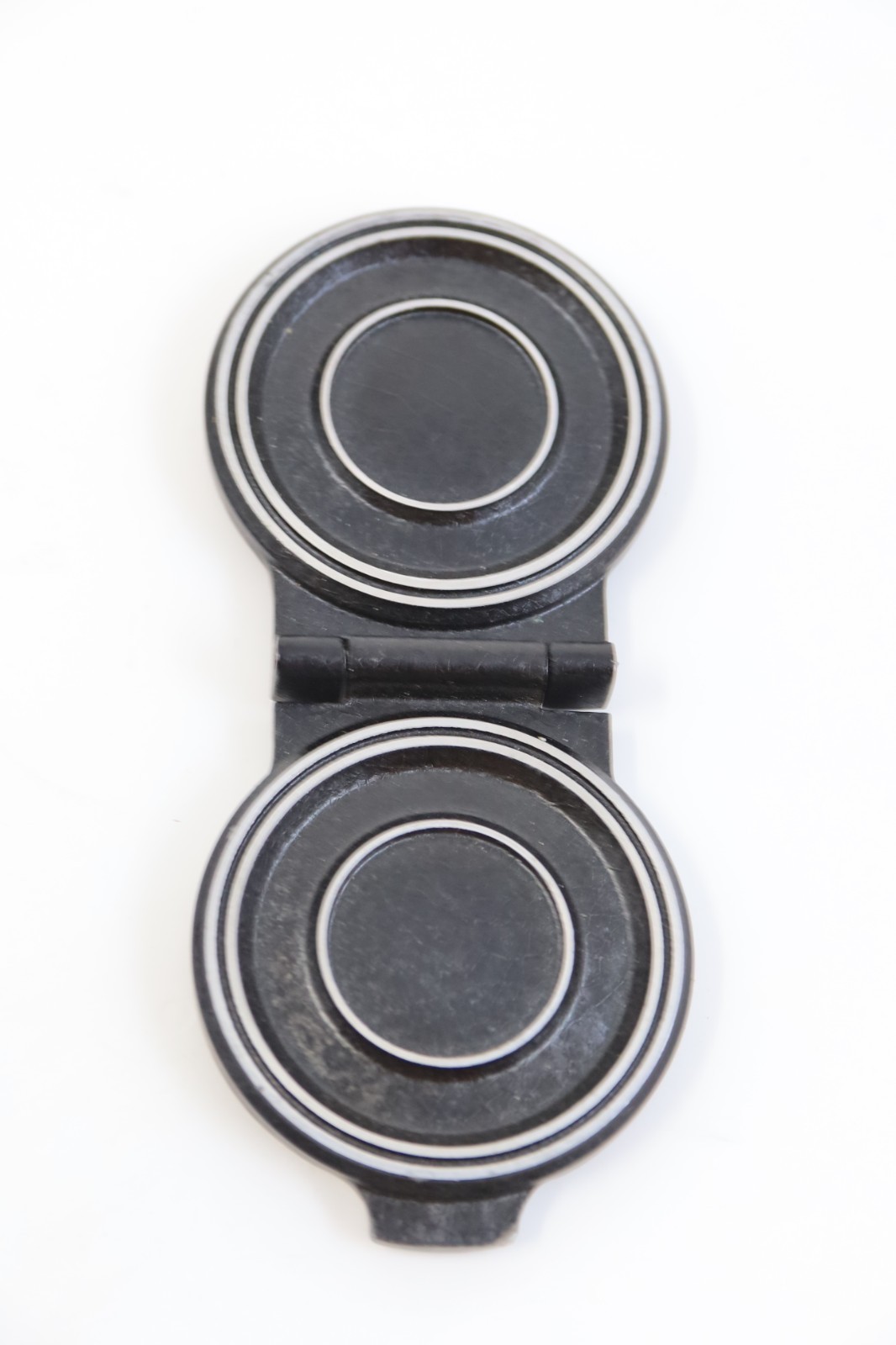Minolta ORIGINAL Autocord Lens Cap Vintage TLR Camera Black Metal Bayonet