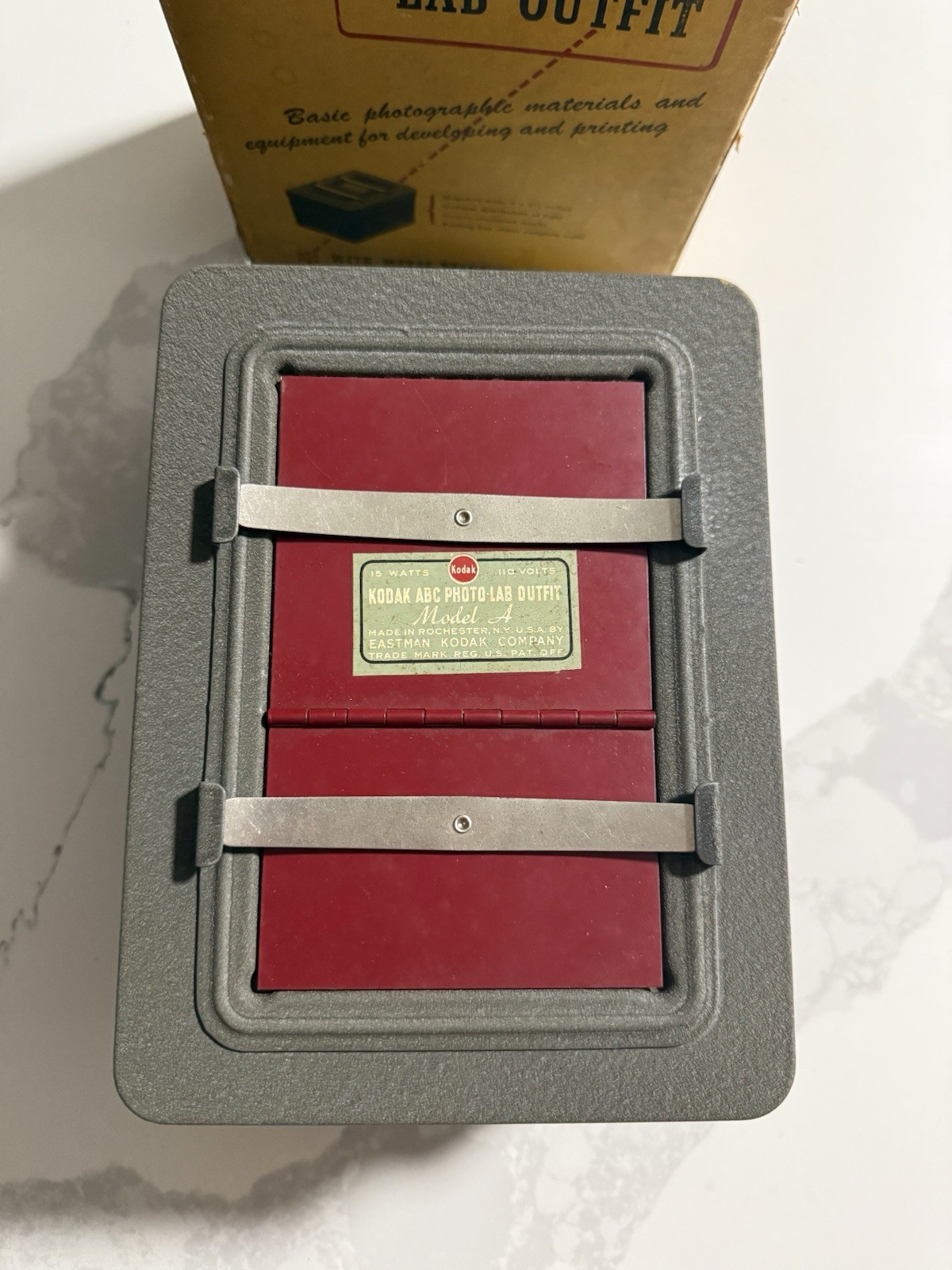 Vintage Kodak ABC Photo Lab Outfit Model A Darkroom Kit w/ Box