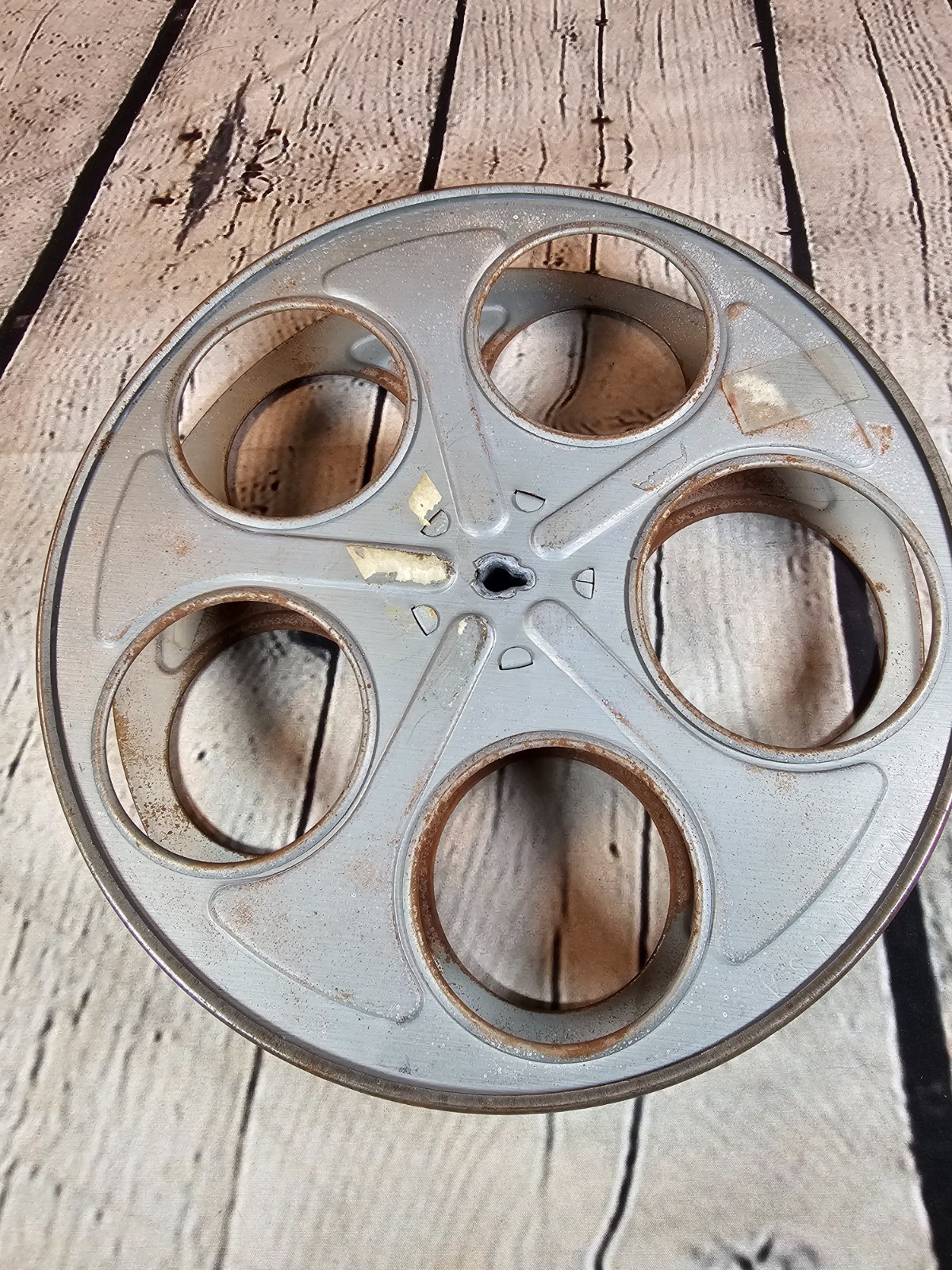 Goldberg Brothers 35mm 10 Inch Metal Film Reel, Denver Colorado USA Movie VTG
