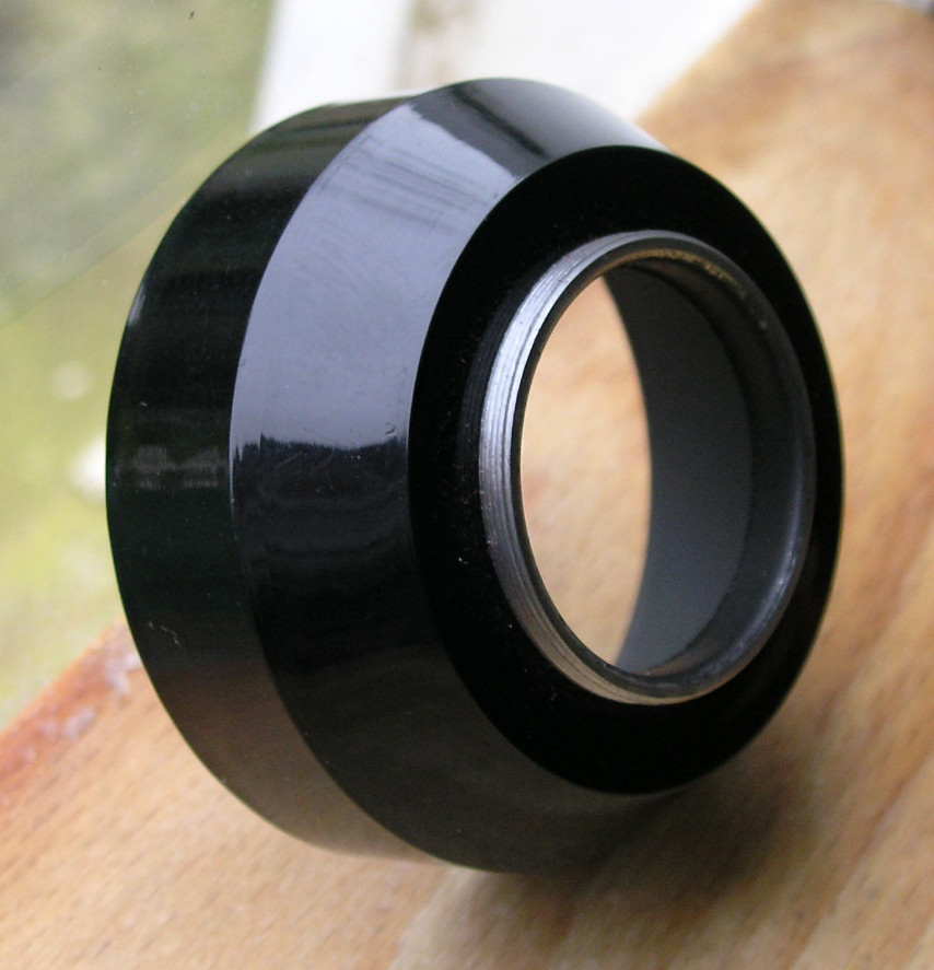 30.5mm screw in plastic & metal lens hood shade used UK