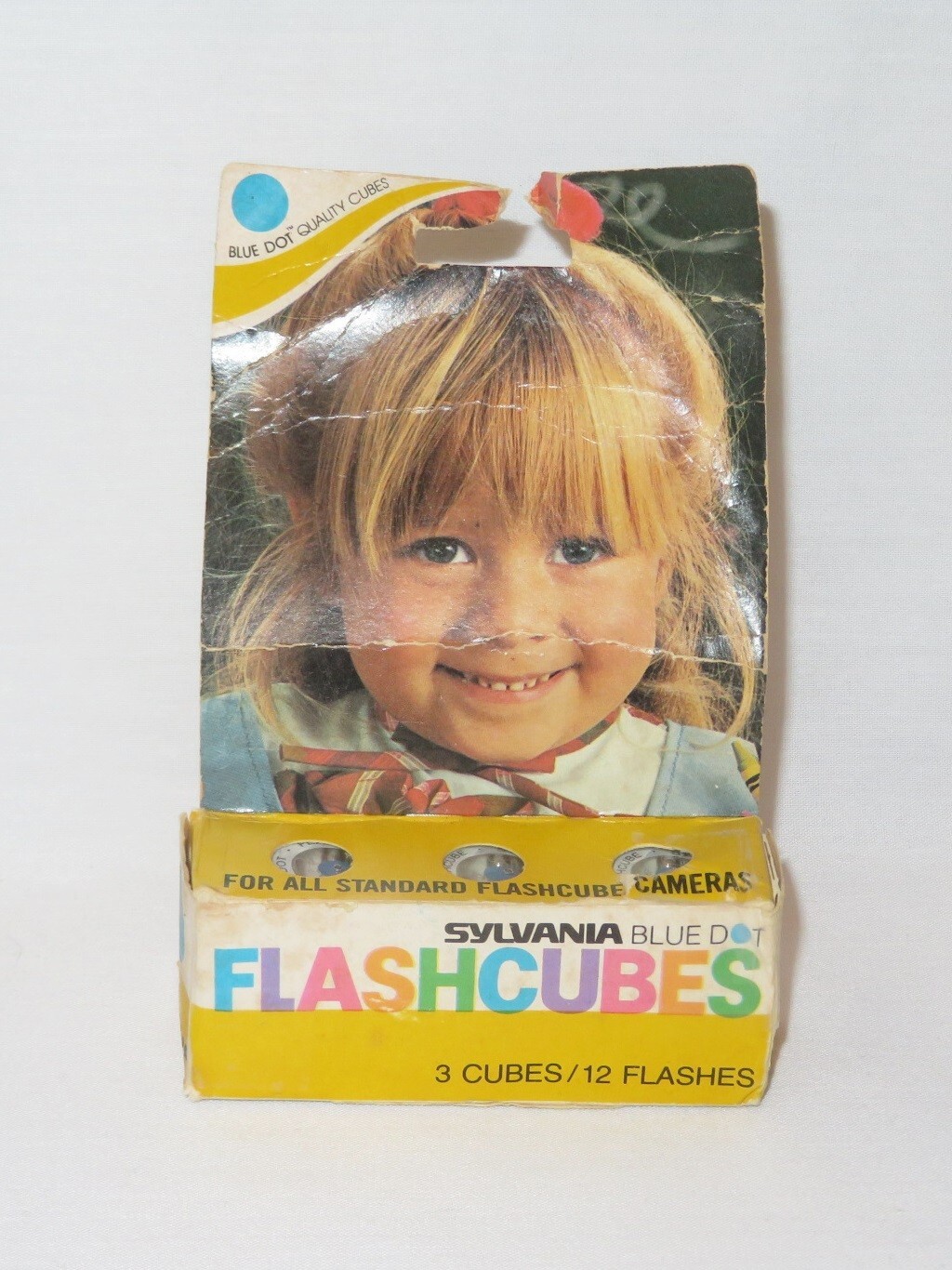 Sylvania Blue Dot Flash Cubes ~ 3 Pack 12 Flashes ~ NOS