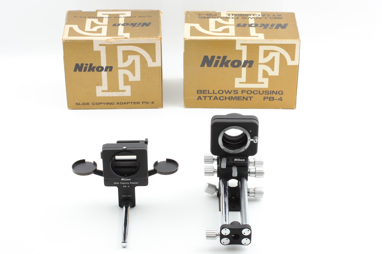 [Near MINT w/Box] Nikon PB-4 PS-4 Bellows Focusing attachment Adapter From JAPAN
