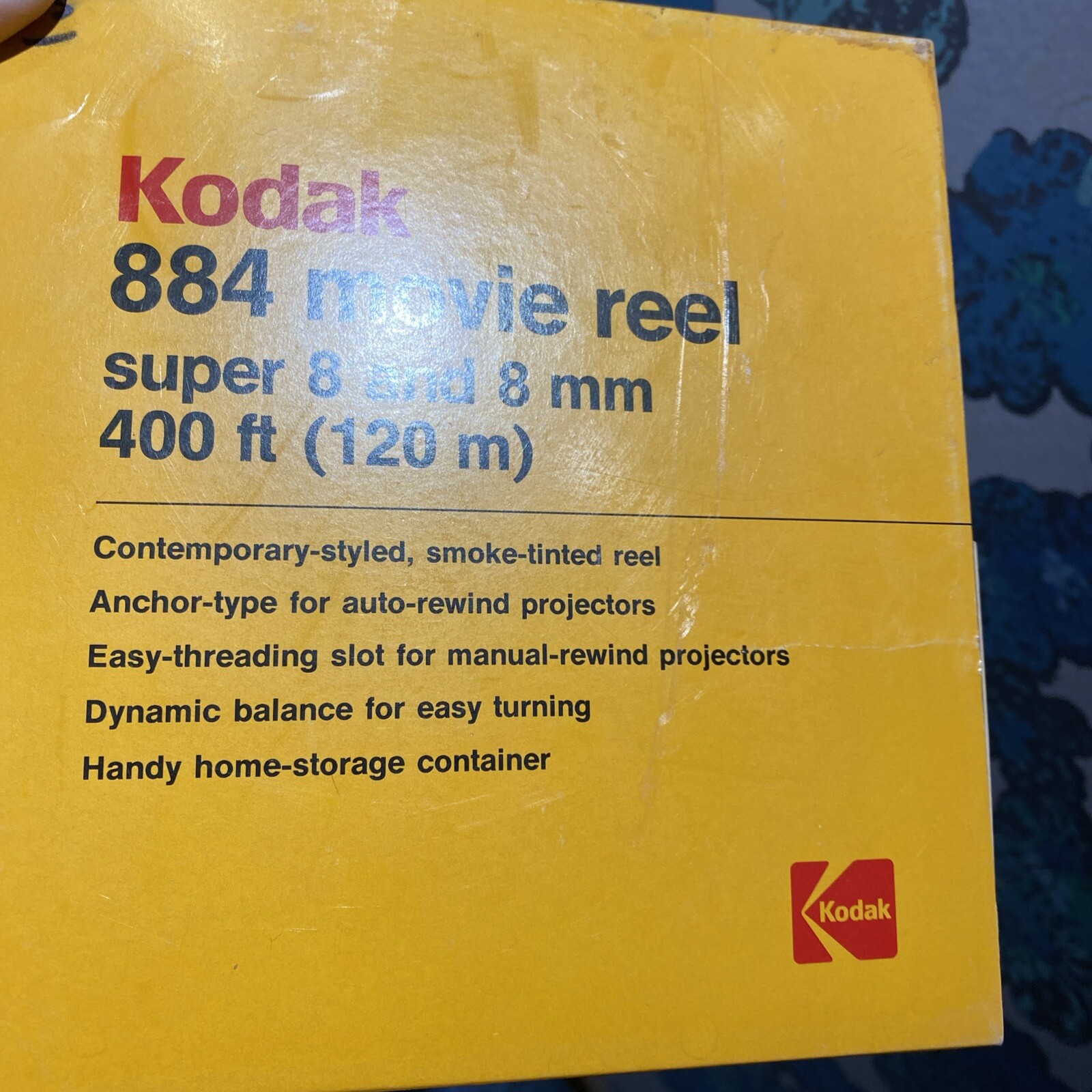 Kodak 884 Movie Reel Super 8 and 8 mm 400 ft *New Old Stock*