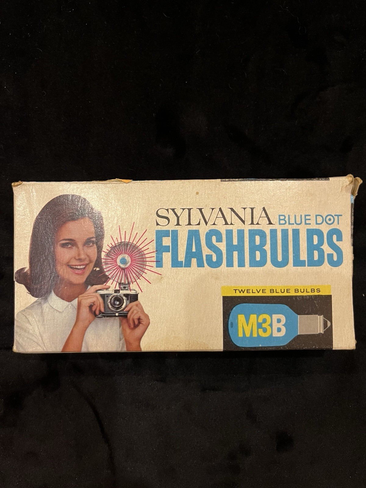 Vintage ZEISS IKON Ikoblitz 4 in Original Box Germany + 10 Sylvania Flashbulbs