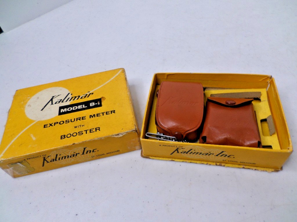 Vintage KALIMAR B-1 EXPOSURE METER & BOOSTER KIT W/Original Box