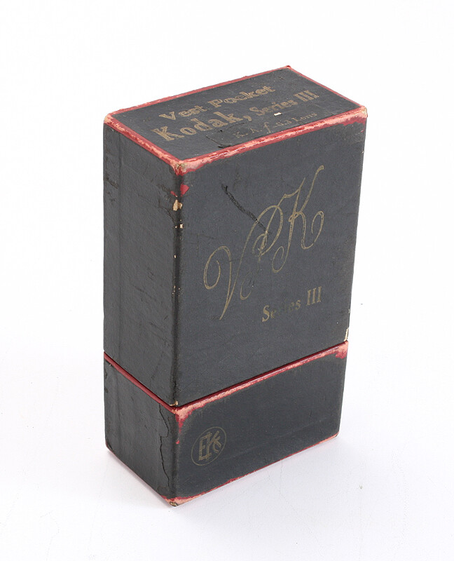 KODAK EMPTY BOX ONLY FOR VEST POCKET KODAK SERIES III, K.A F/6.3/cks/202316