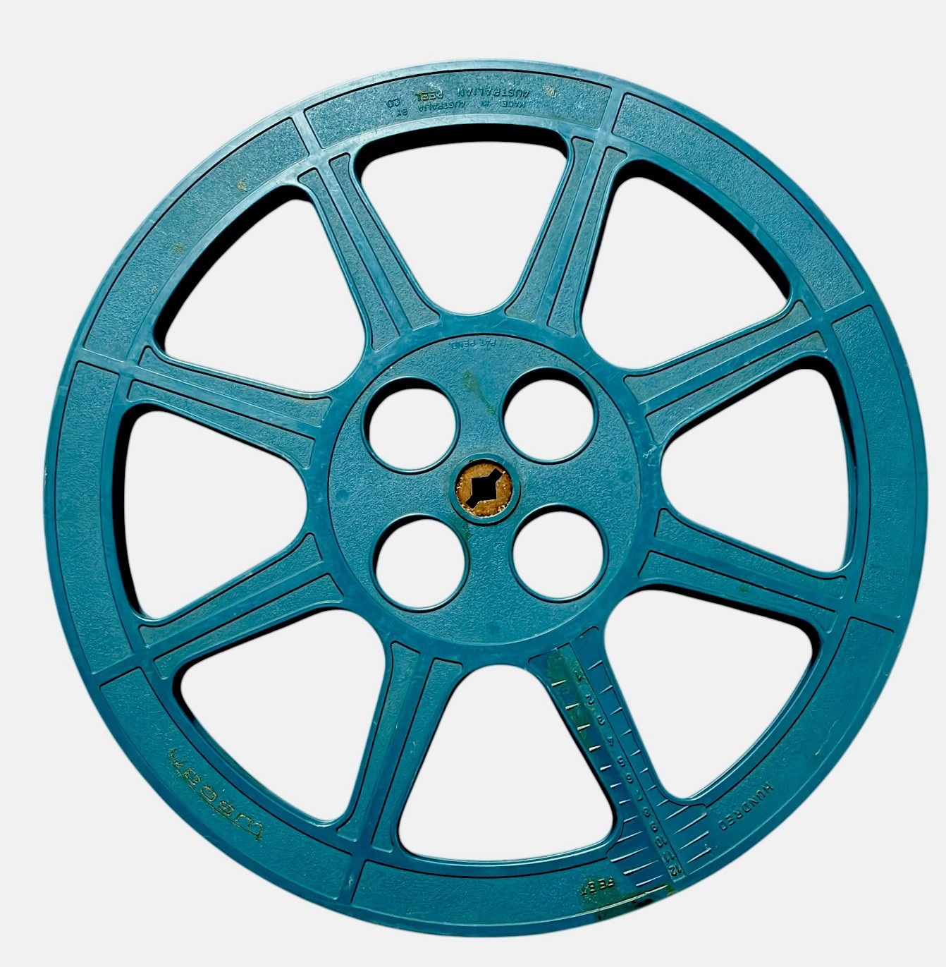 Vintage Tuscan 16mm Film Reel – 1200ft – Australian Reel Co – Archival Blue
