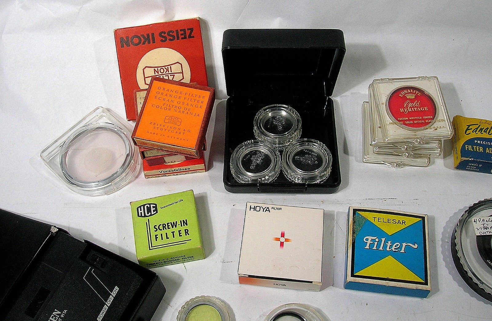 LARGE LOT OF VINTAGE CAMERAS ZEISS, ETC. FILTERS & ACCESSORIES – BEST OFFER