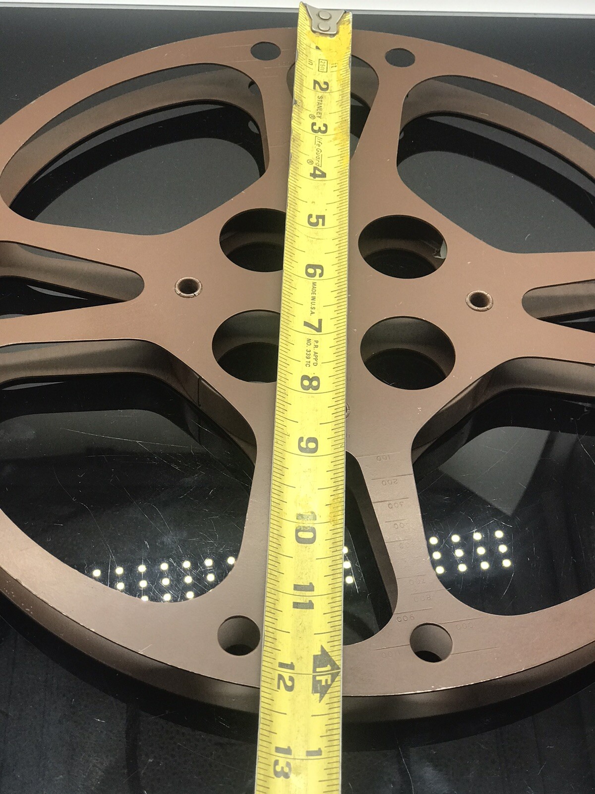 Vintage Goldberg Bros Vintage Motion Film Picture Reel 12.25” 1200 Feet USA Made