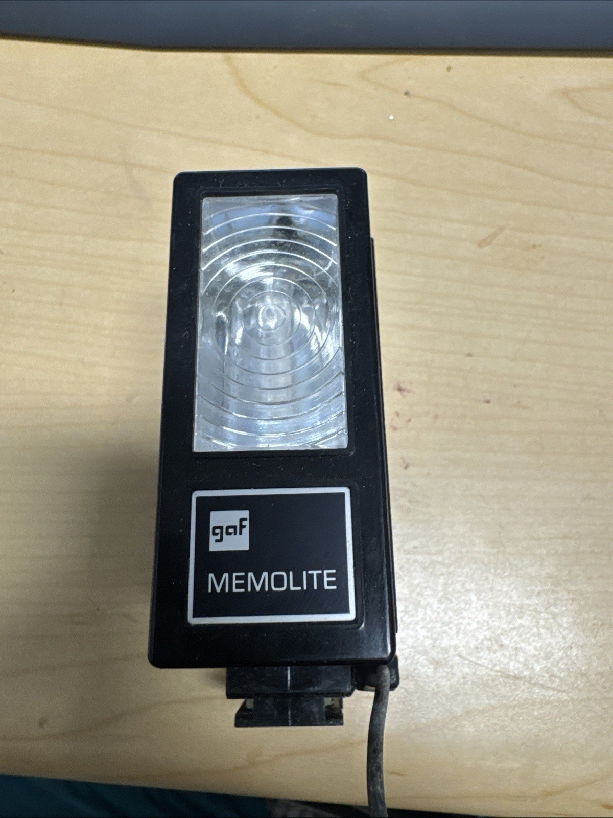 Vintage Gaf Memolite Universal Flash for SLR Hot Contact Cameras Sync Socket