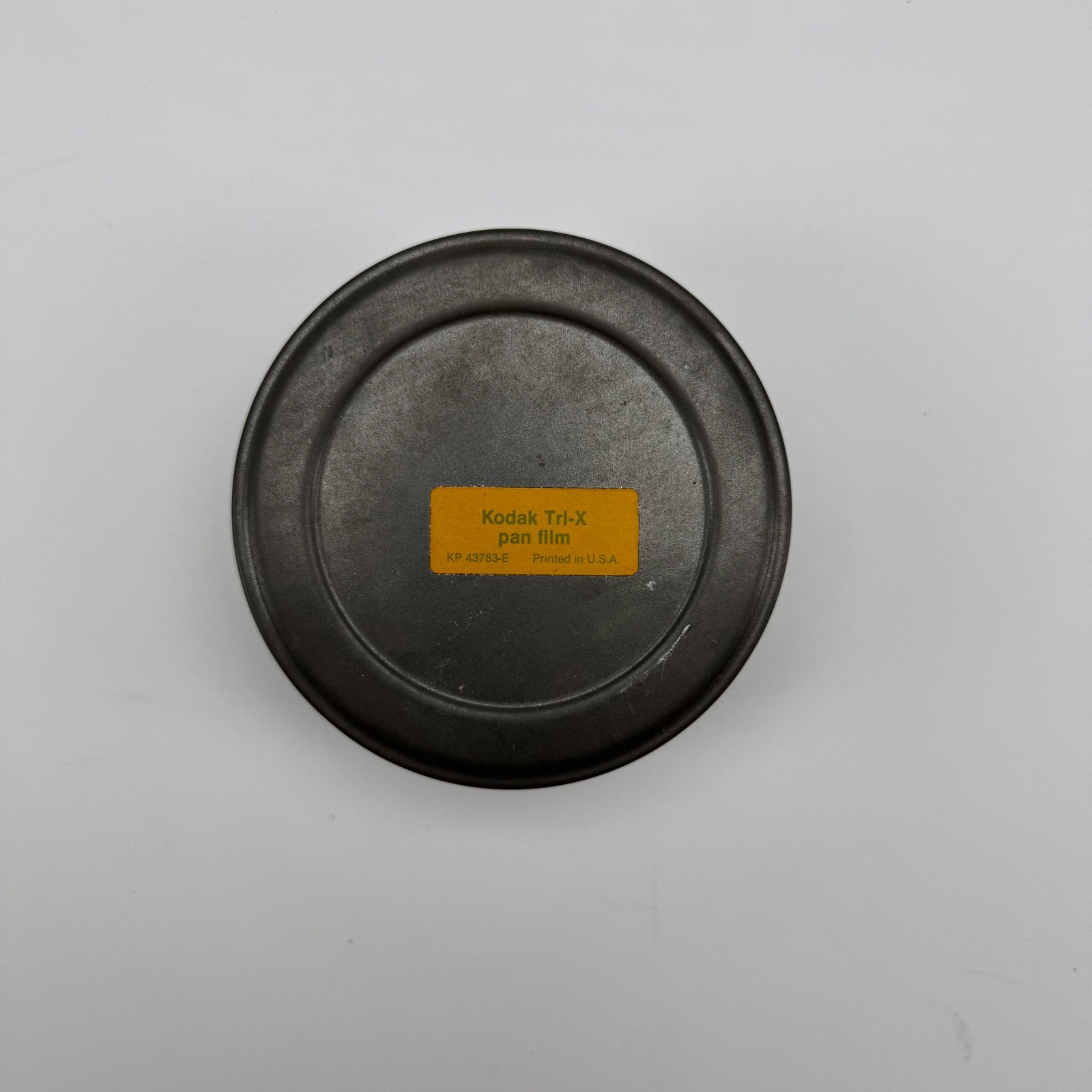 Kodak Tri-X Pan Film Metal Canister Tin Empty 4” GT 5252 Made in USA Vintage