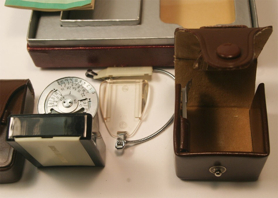 Leica Meter 3 Shoe Mount & hand held with Incident Attachment in Box