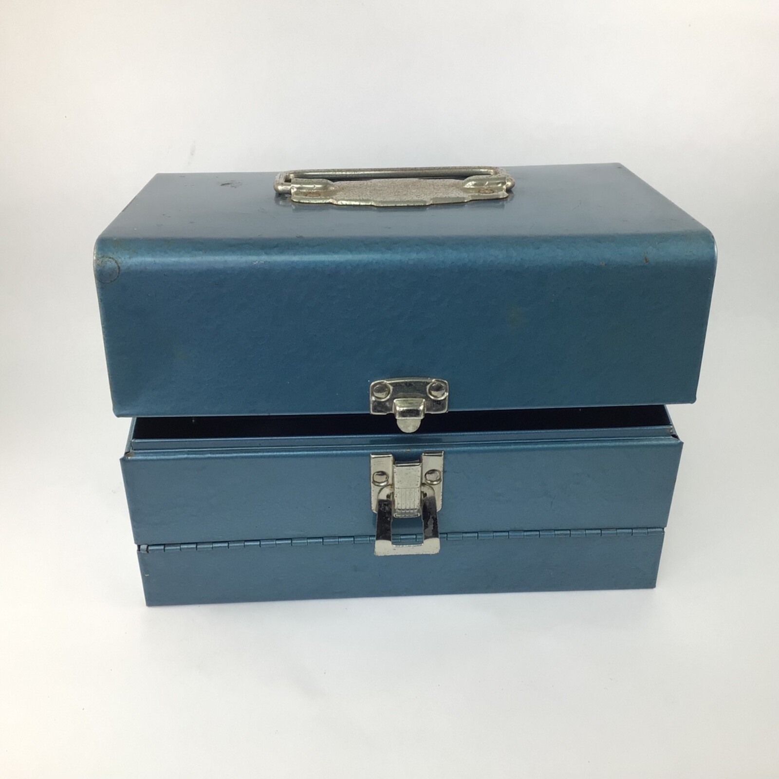 Vintage Metal Storage Box for 12 8mm Movie Reels Chest Box Storage
