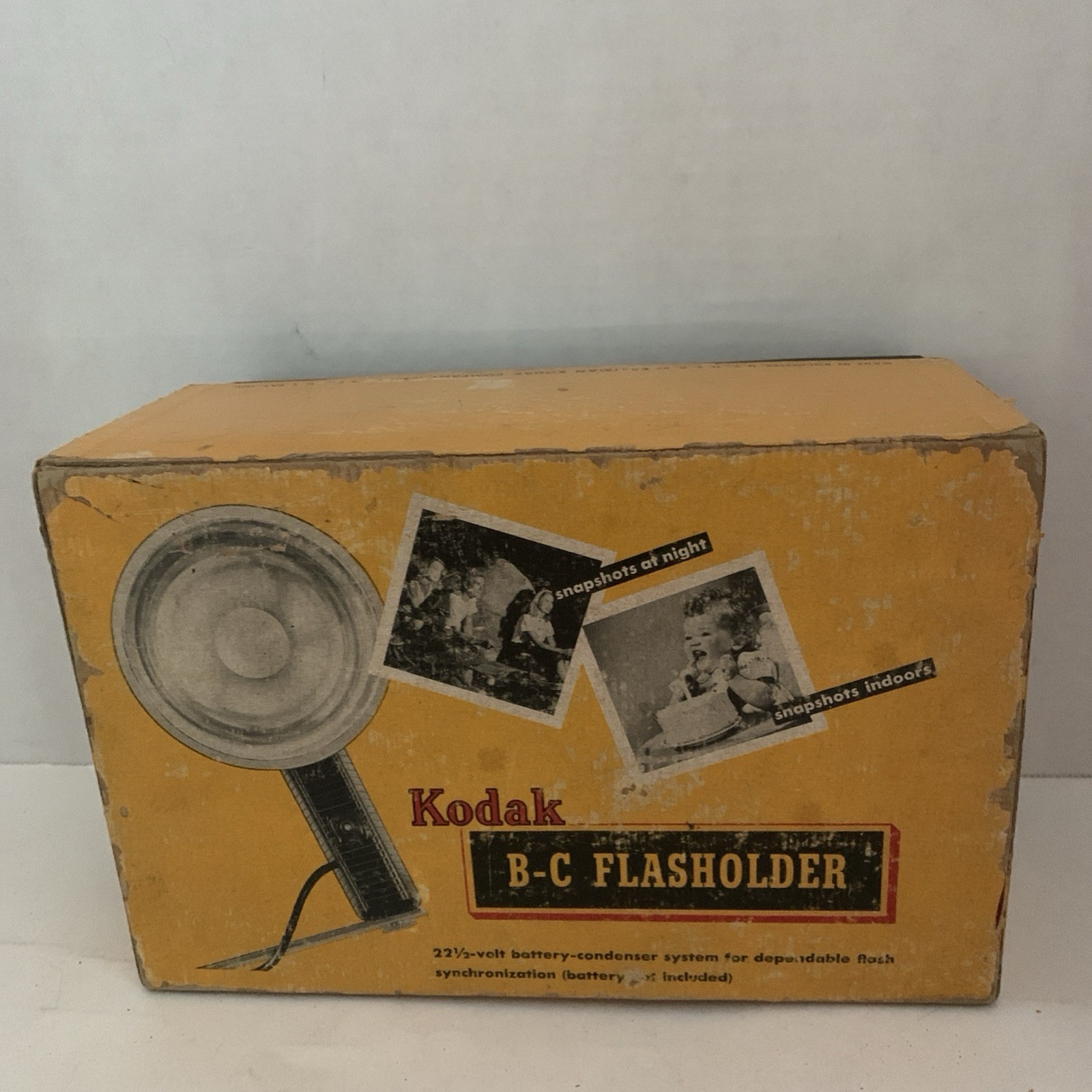 Vintage Kodak BC Flasholder Original Box Flashguard Photography￼