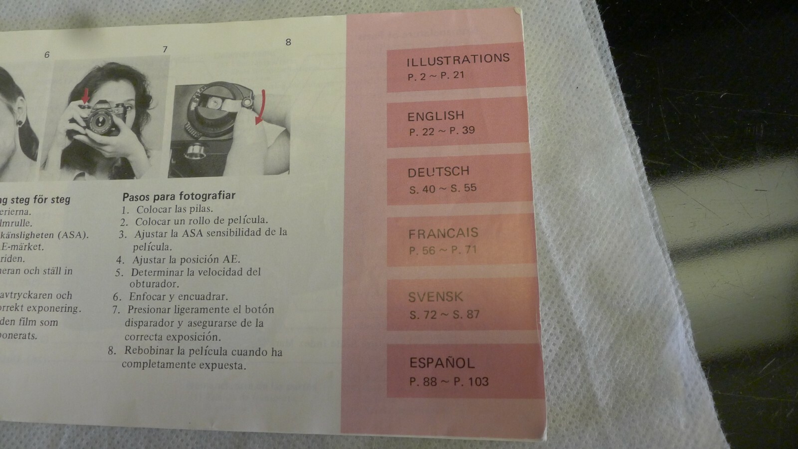 Konica FC-1 35mm Camera Instruction Manual – Original
