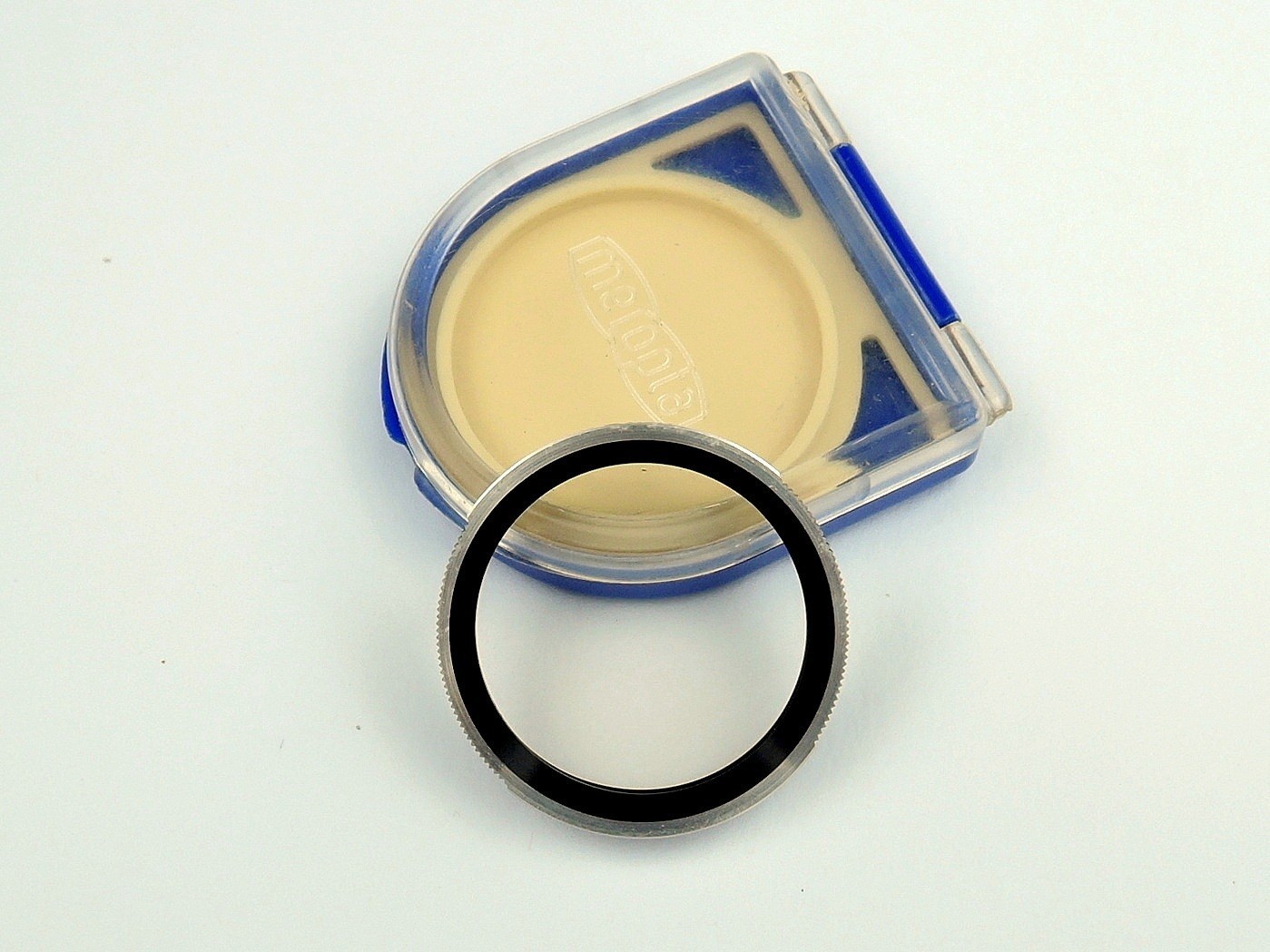 Flexaret UVO B36 Filter Meopta Accessories Bayonet RARE +right blue plastic box.