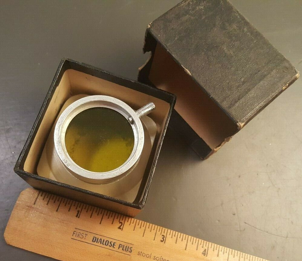 Vintage H. C. E. Camera 39mm Filter / Lens for Korelle Camera 1930-40’s w/ Box