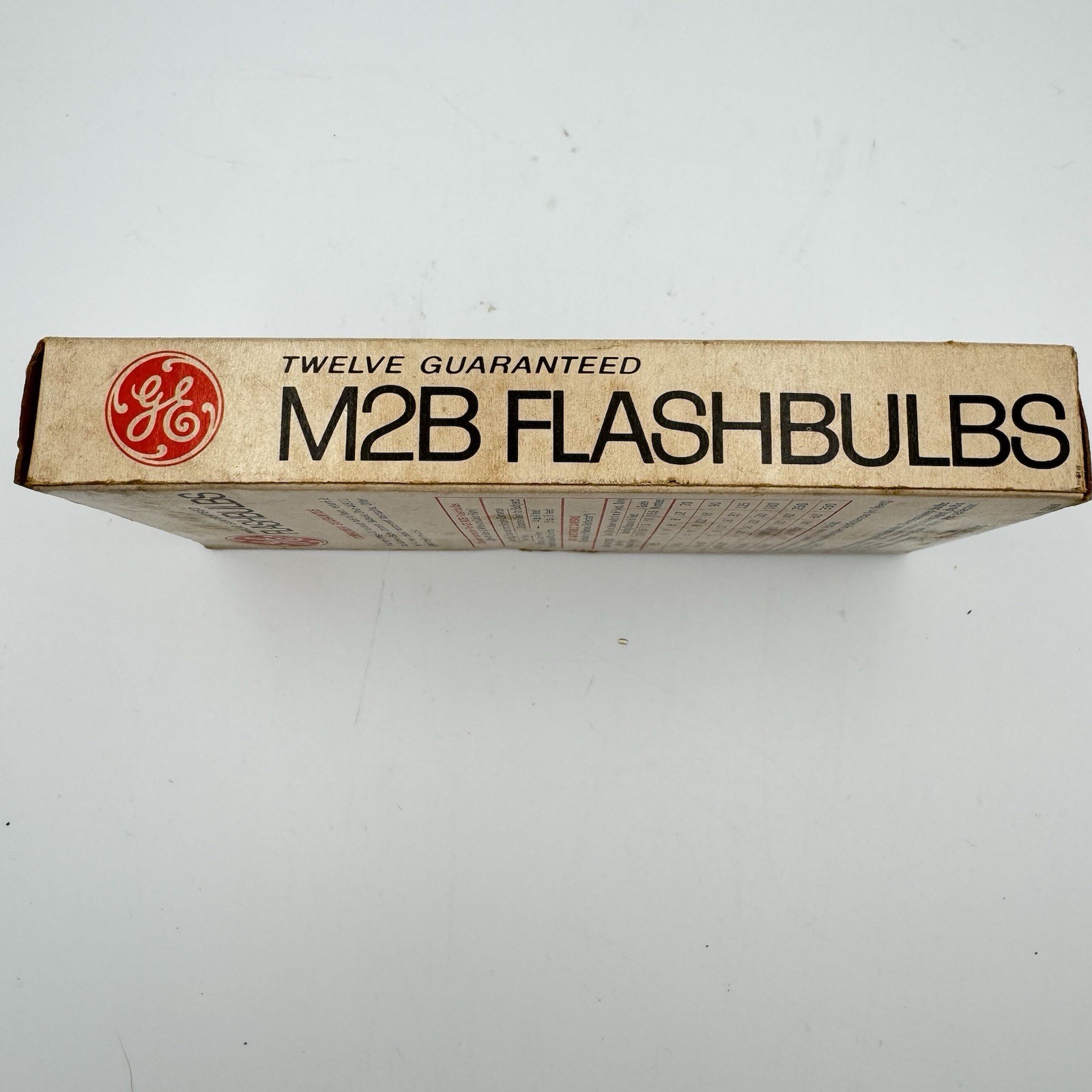 Vintage GE M2B Flashbulbs – 6 Blue Bulbs – General Electric New Old Stock