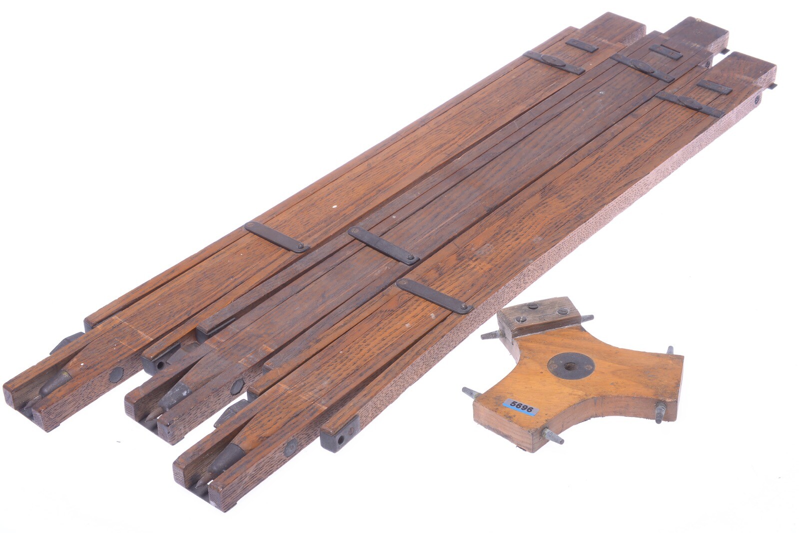 ✅ ANTIQUE WOOD TRIPOD 1.44M, 56.7″ THORNTON? ROSS? LANCASTER? FIELD CAMERAS