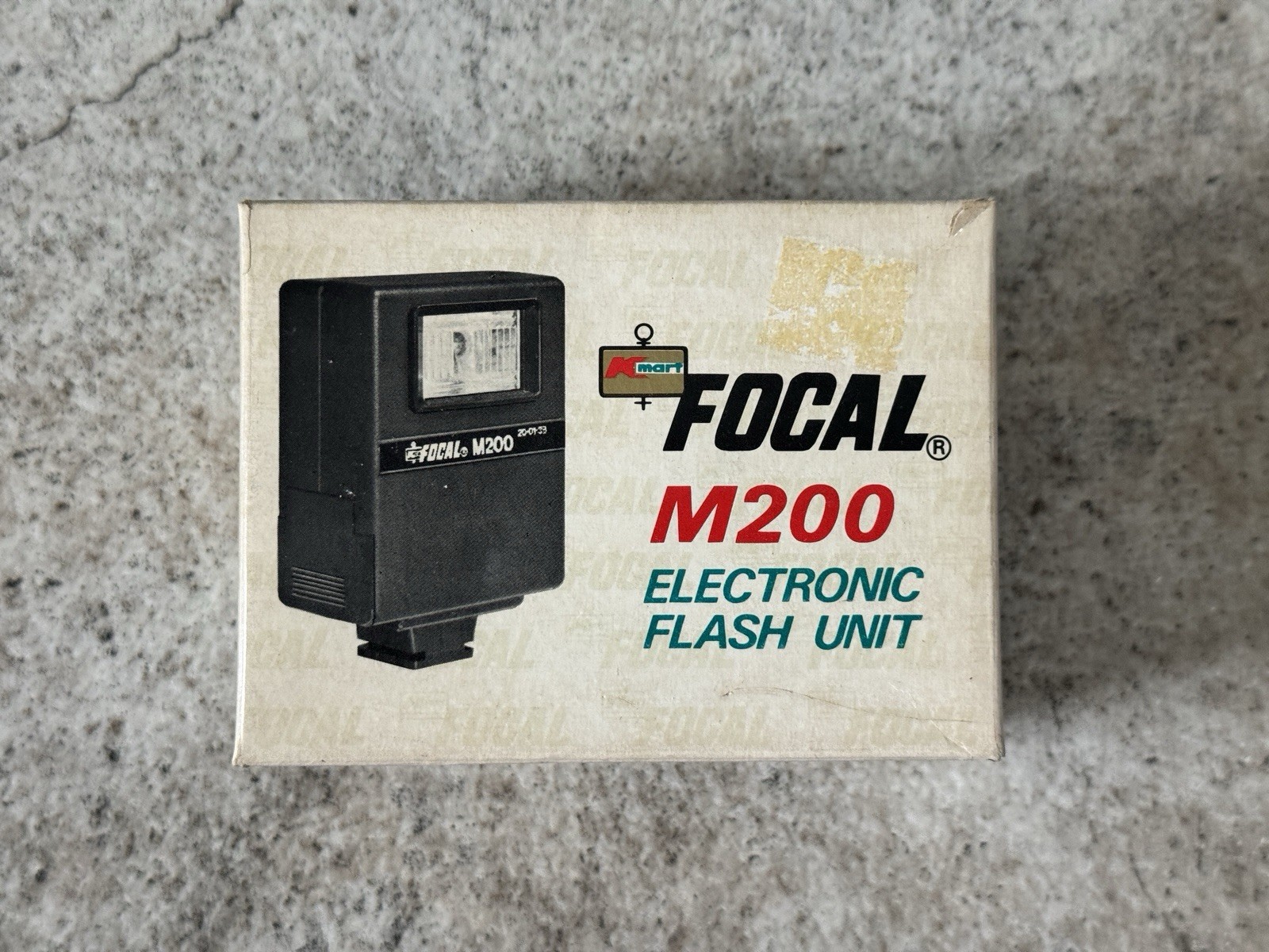 Vintage Focal M200 Electronic Flash Unit 1980s Camera Accessory w/ Box & Manual