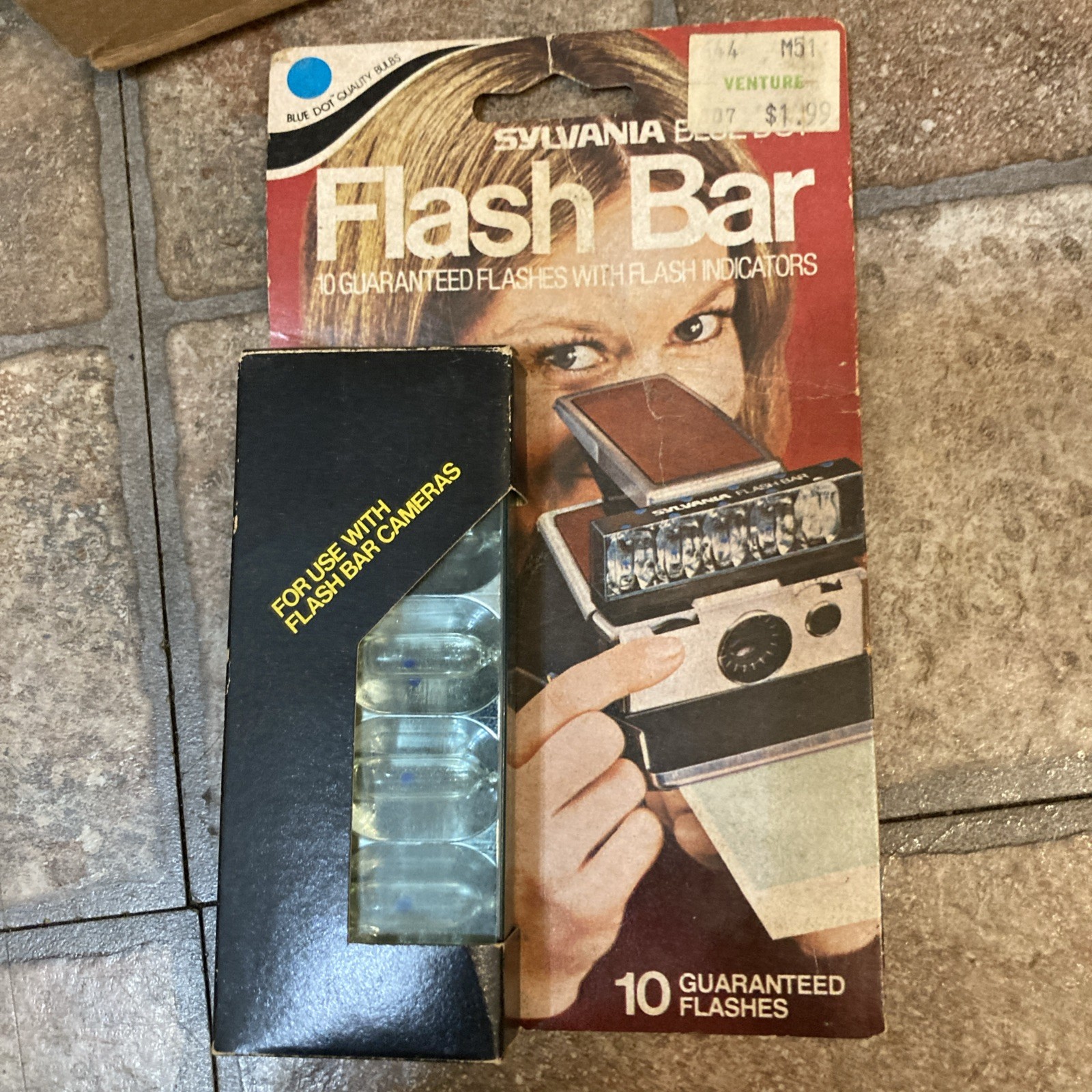 Vintage Sylvania Flash Bar 10 Flashes New Old Stock Use With Flash bar Cameras