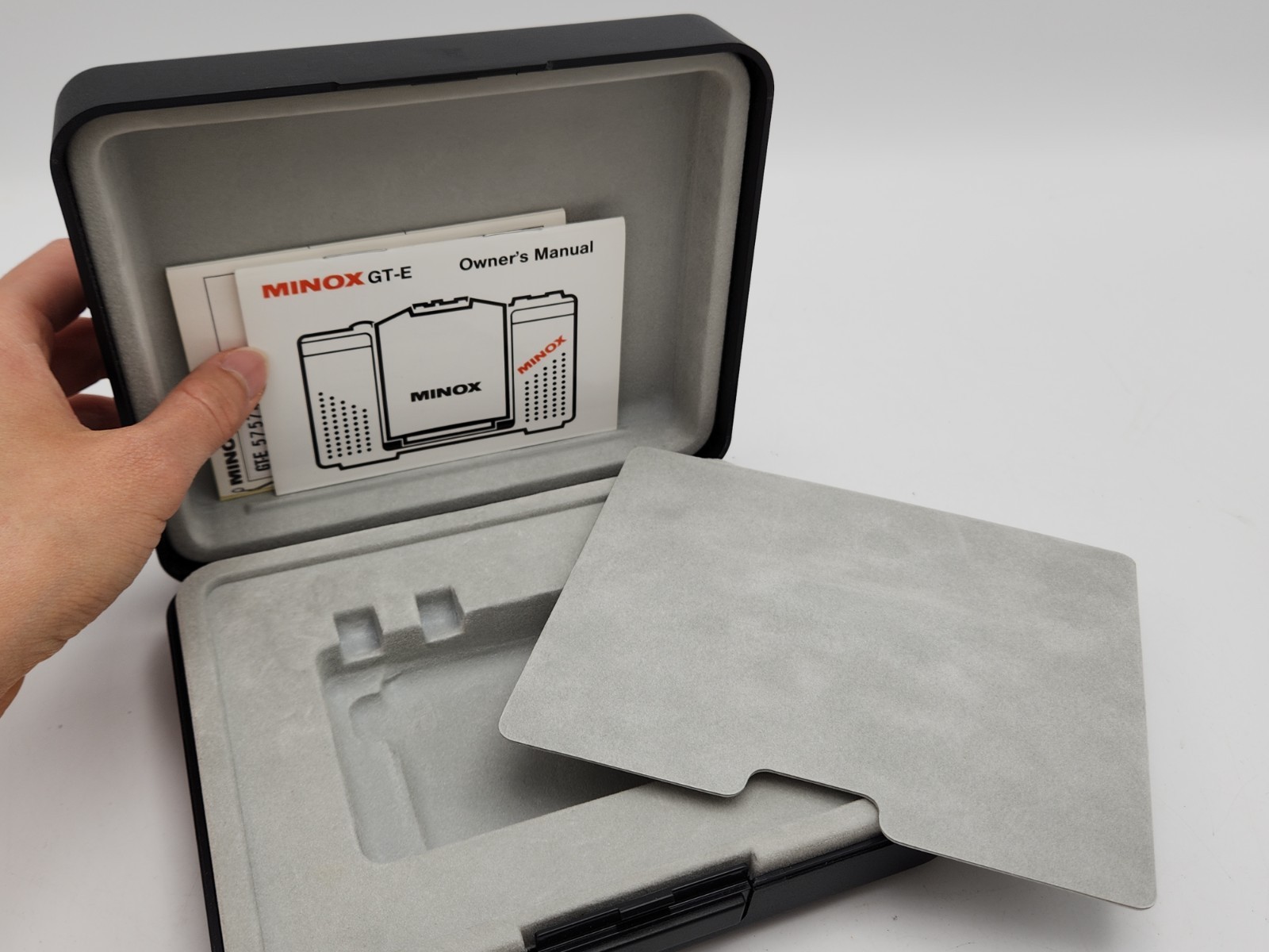 Box ONLY – Minox 35 GT-E Plastic Display Case for Subminiature Camera Germany