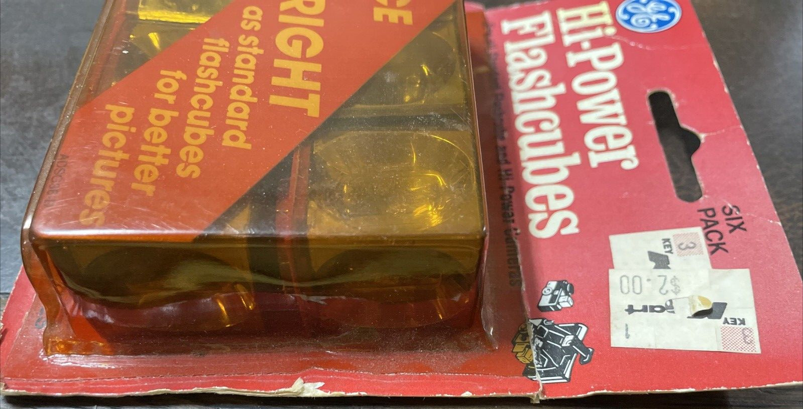 Vintage GE Hi-Power FlashCubes 6pack NEW (FC107-1Q3379