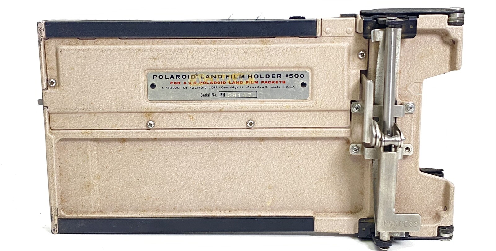 Polaroid Land 4×5 Film Holder #500 for Graflex Speed Graphic Camera – UNTESTED