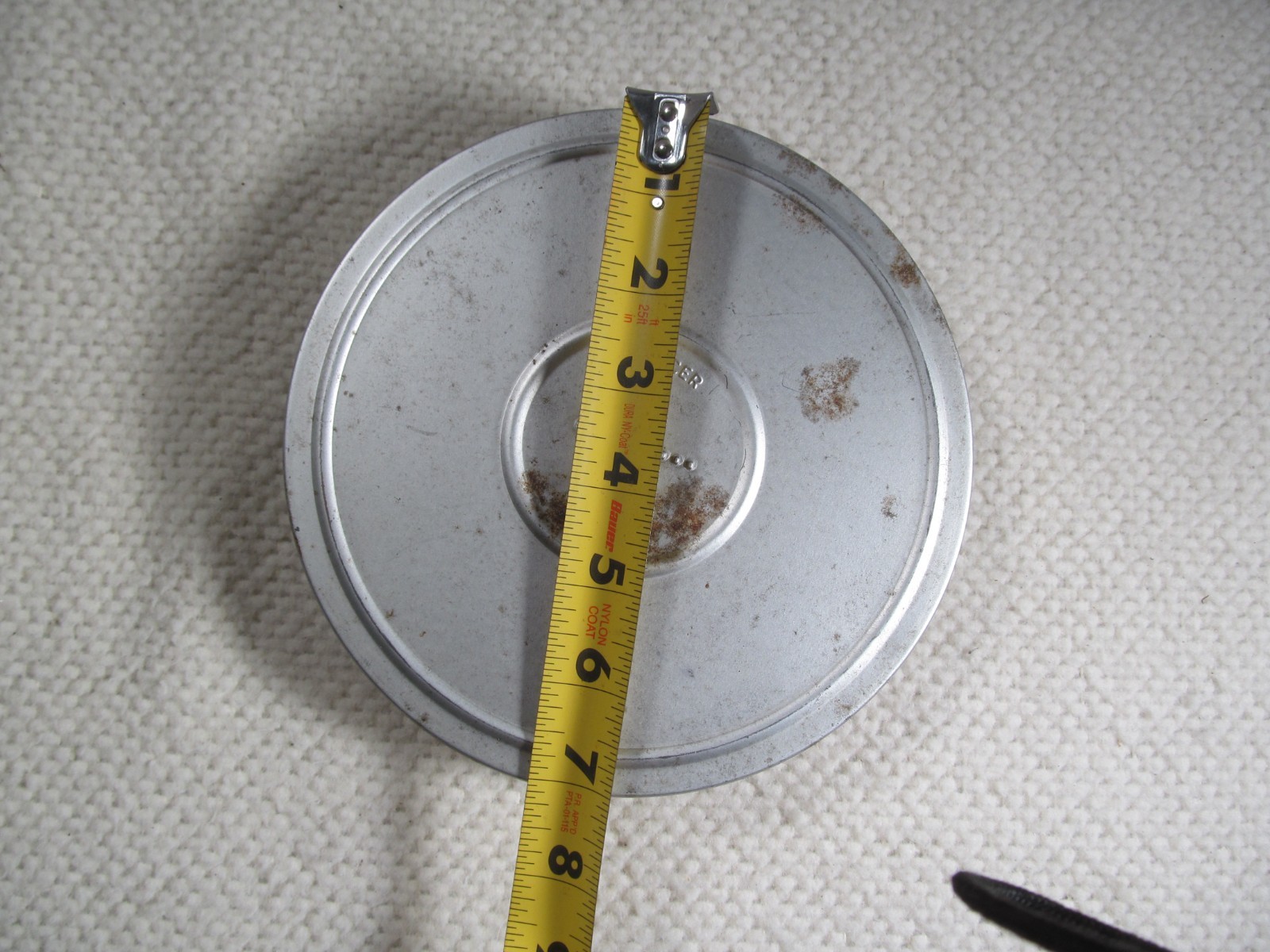 Vintage Metal Super 8mm Film Reel & Canister KENCO Burlington WI Steampunk