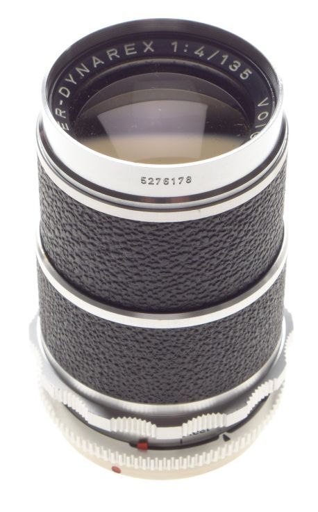 Voigtlander super-dynarex 1:4/135 tele-lens bessamatic utramatic camera lens