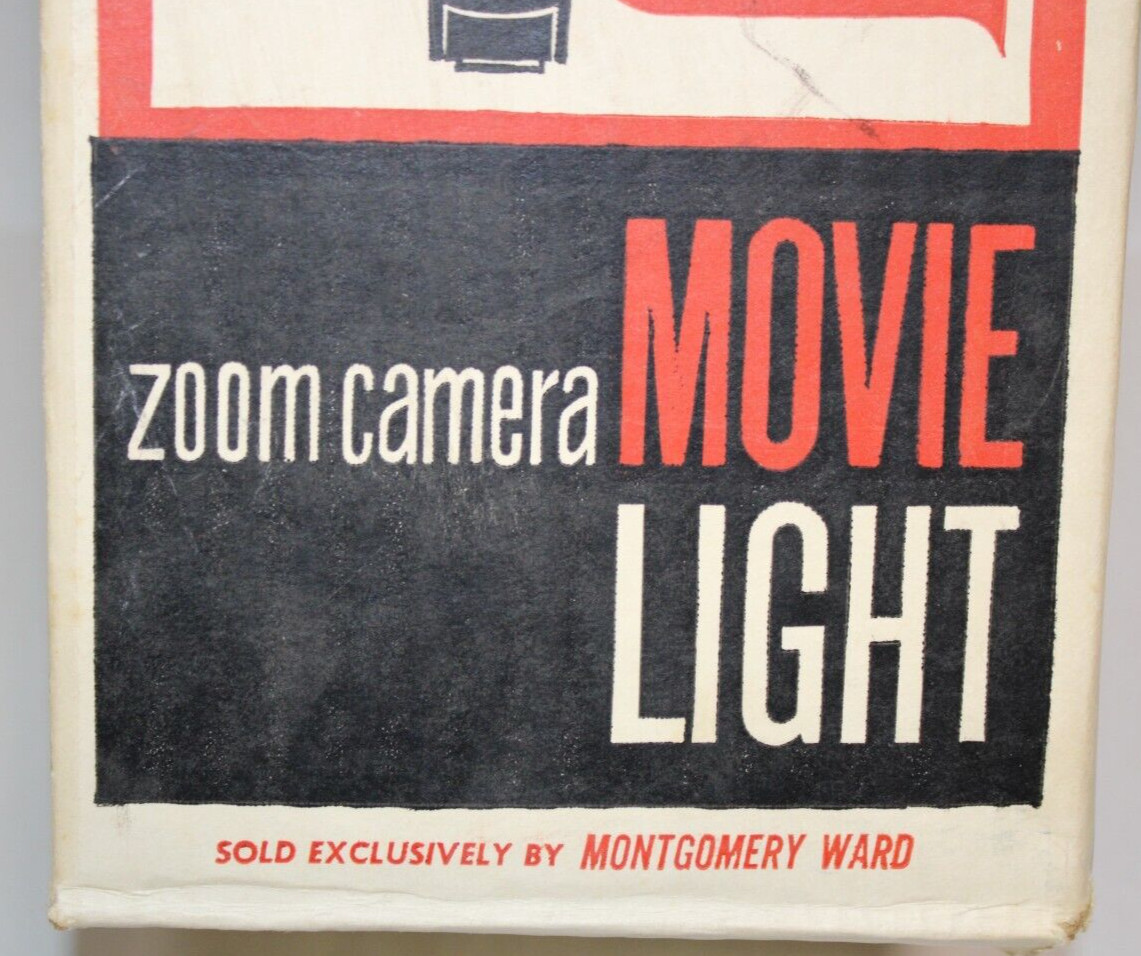 Vintage Montgomery Wards Twin Beam Movie Light – Part No. 67-3284 – w/Box