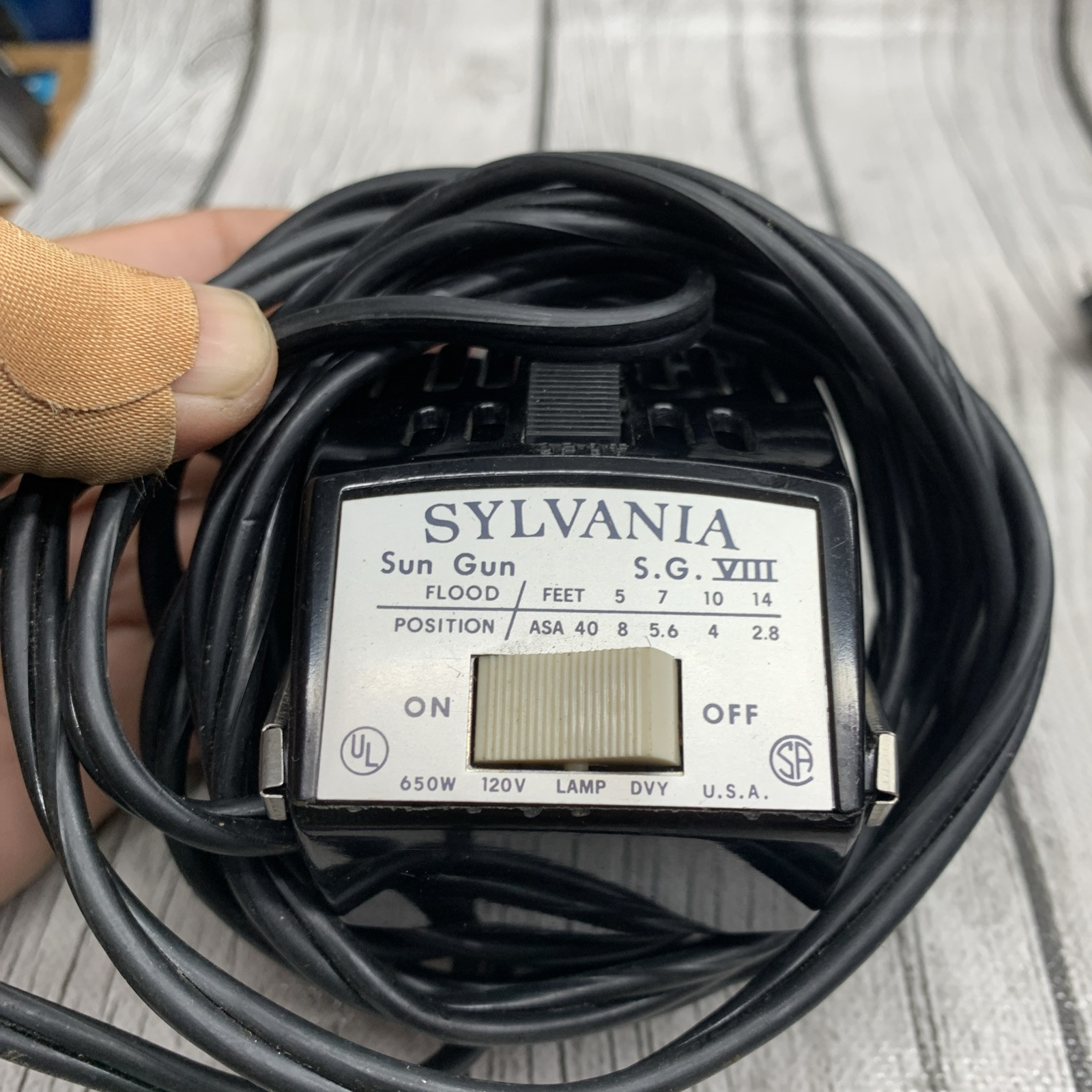 Vintage Assorted Movie Lights (10)- Sylvania, GE, Smith Victor, Penncrest, Kenco