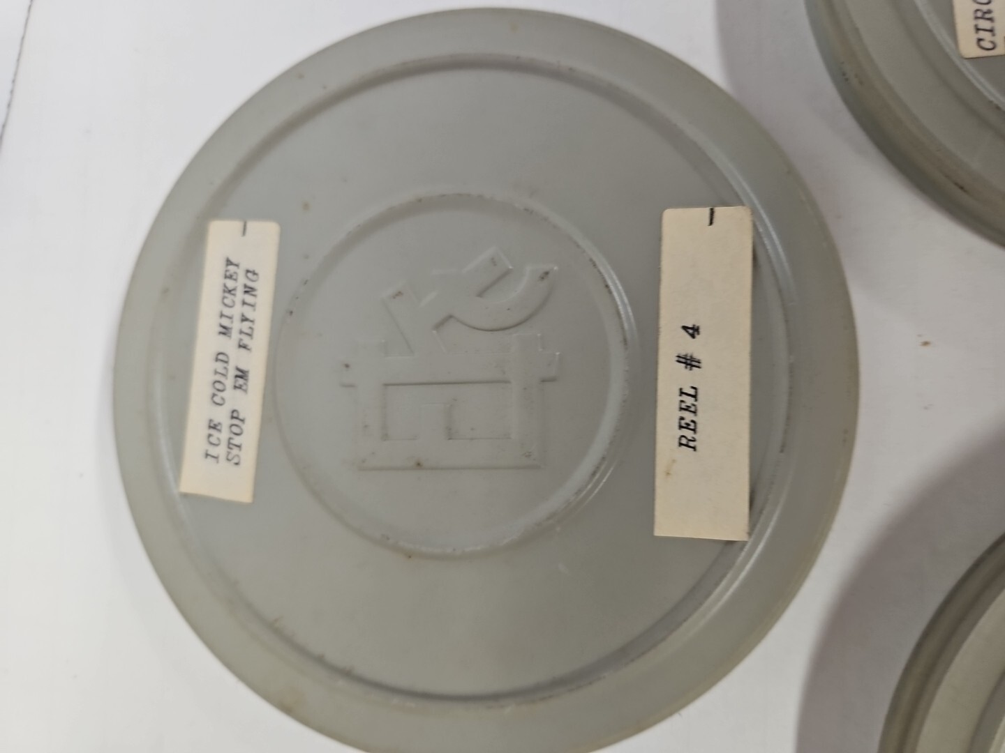 Brumberger Vintage Metal Film Can Storage Case Box with Three Film Containers