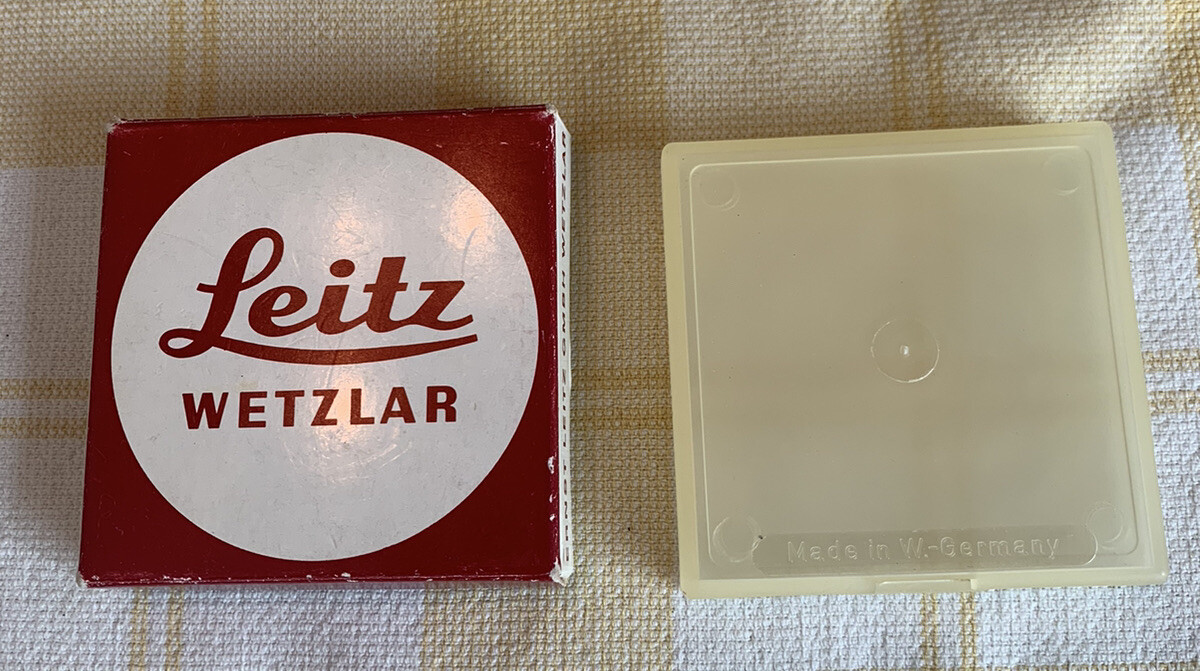 Leitz Wetzlar Germany Filter Box and Case Only-Read Description