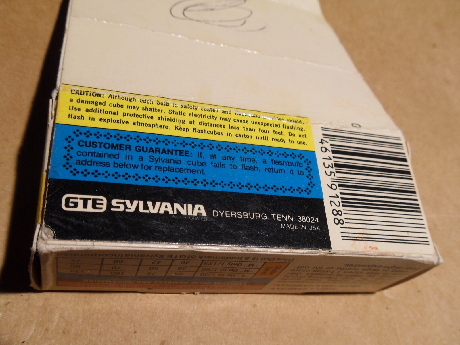 Sylvania Blue Dot Flashcubes Camera Flash Cubes 3 Pack 12 Flashes NEW OLD STOCK