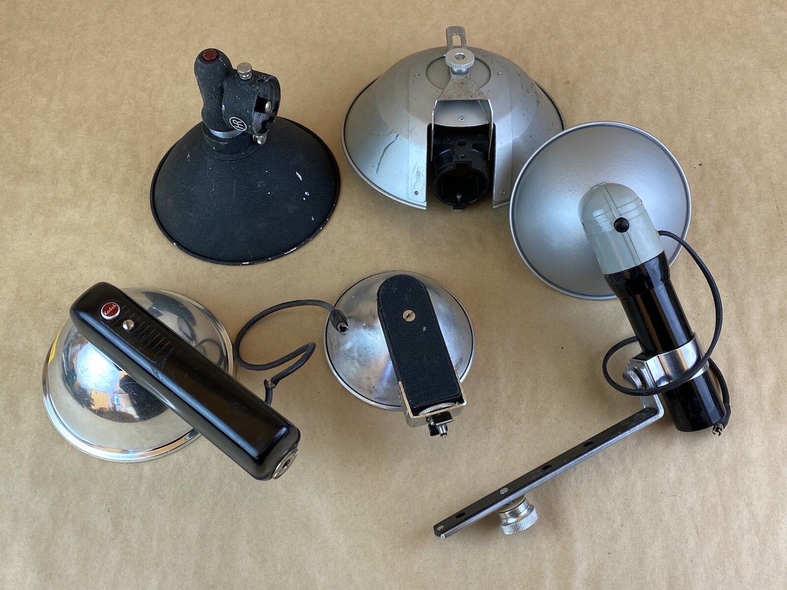 Kodak, Bolsey, Accura & More Vintage Flash Gun Handle – Bundle Of 6