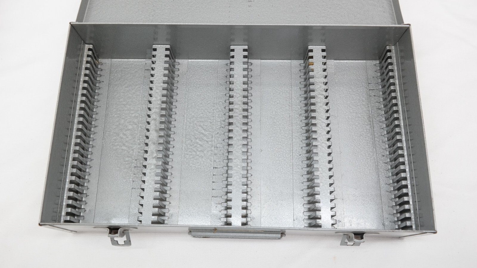 Vintage Metal 35mm Photo Slide Storage Case 13″ x 7.5″ TF