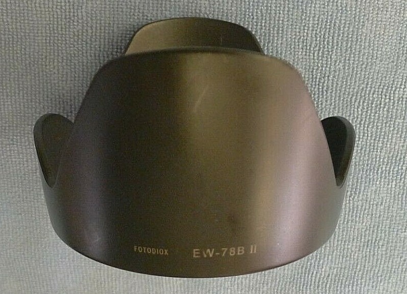 FotoDiox EW-78B II Lens Hood / Shade for Canon