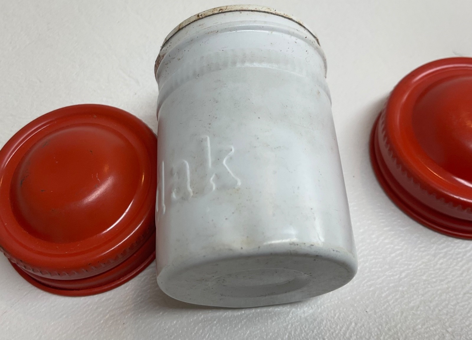 VTG Lot of 3 Kodak 35mm Film Roll Embossed Container Metal Tin Can Canister