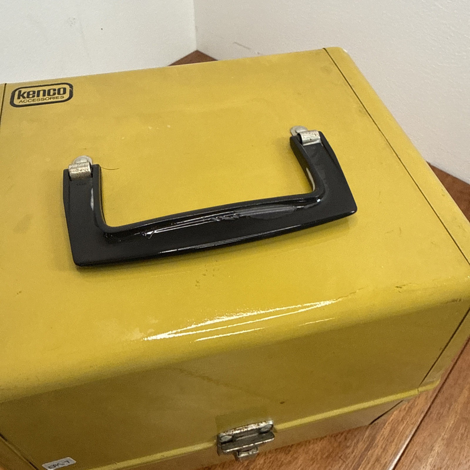 Kenco Film Tape Reel Chest Metal Box Has 9 Cans Great Condition! 1960’s