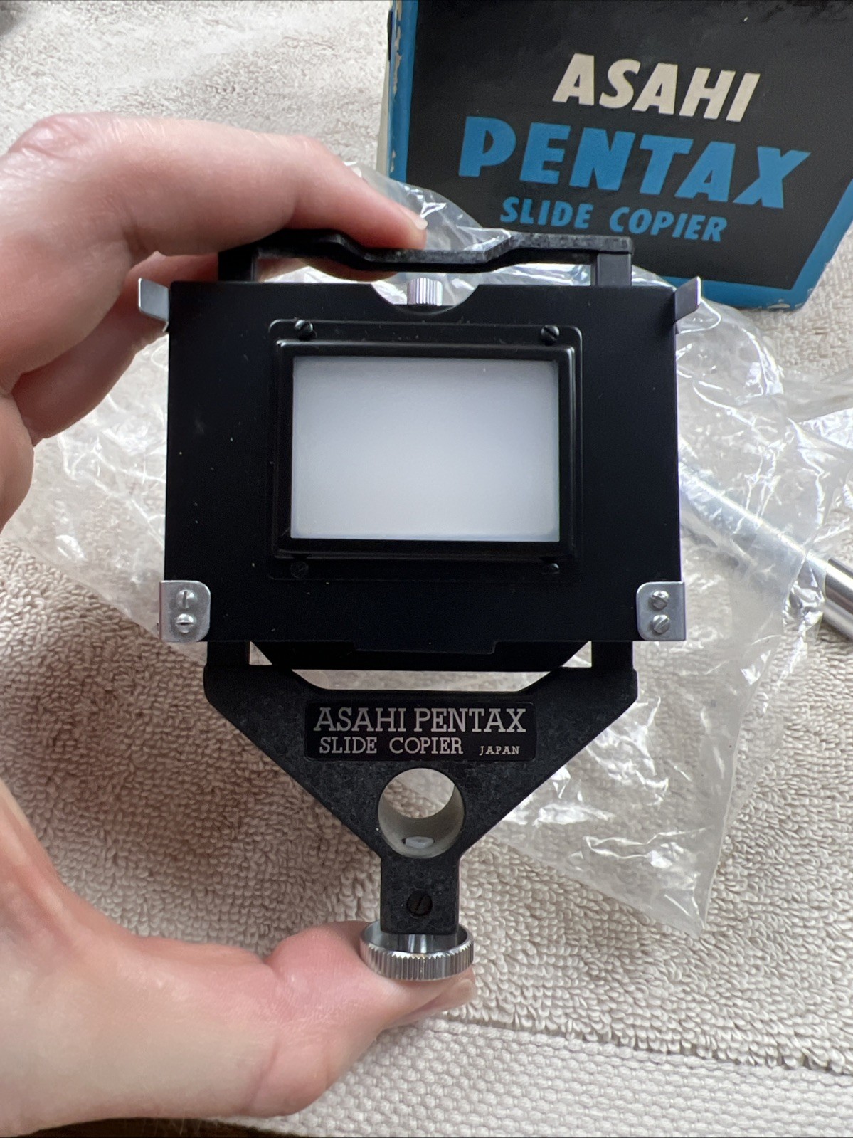 Asahi Pentax Slide Copier For Auto Bellow Mint In Box #SD1179