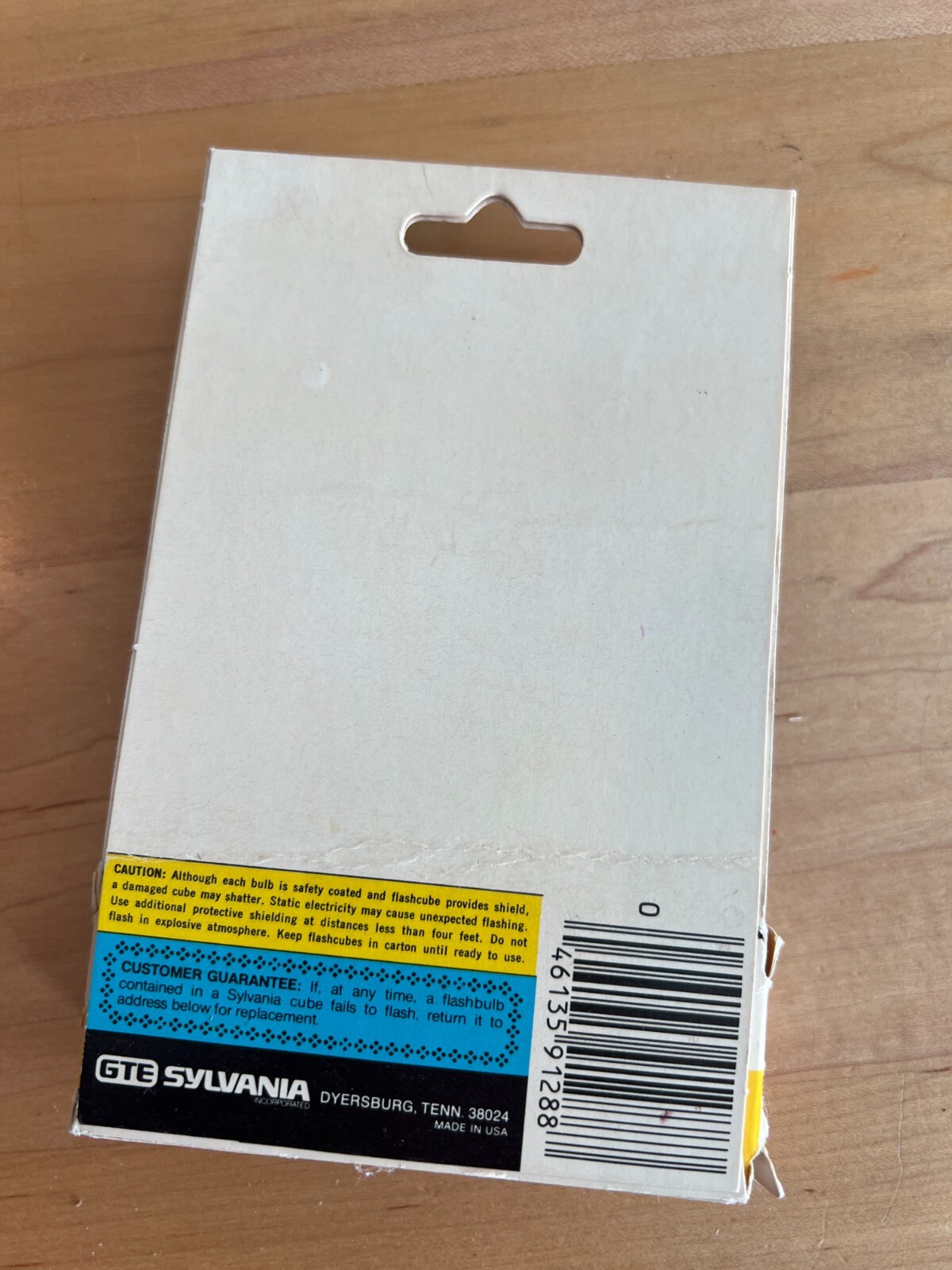 Vintage GTE Sylvania Blue Dot Flash Cubes 3 cubes/12 flashes NOS