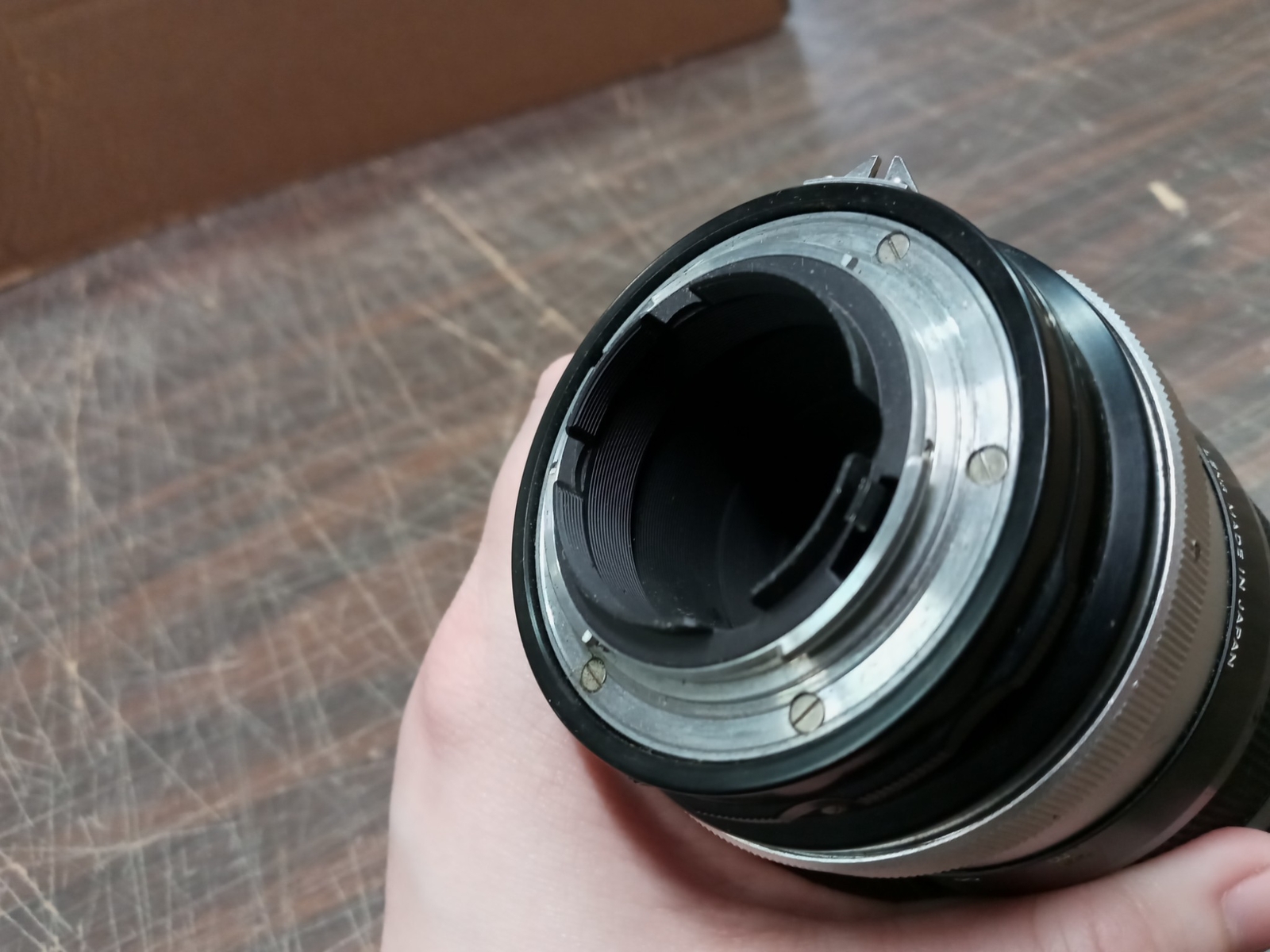 Vtg Nikon Nikkor-Q Nippon Kogaku Auto 1:2.8 f=135mm Lens & Skylight 1A Hoya 52