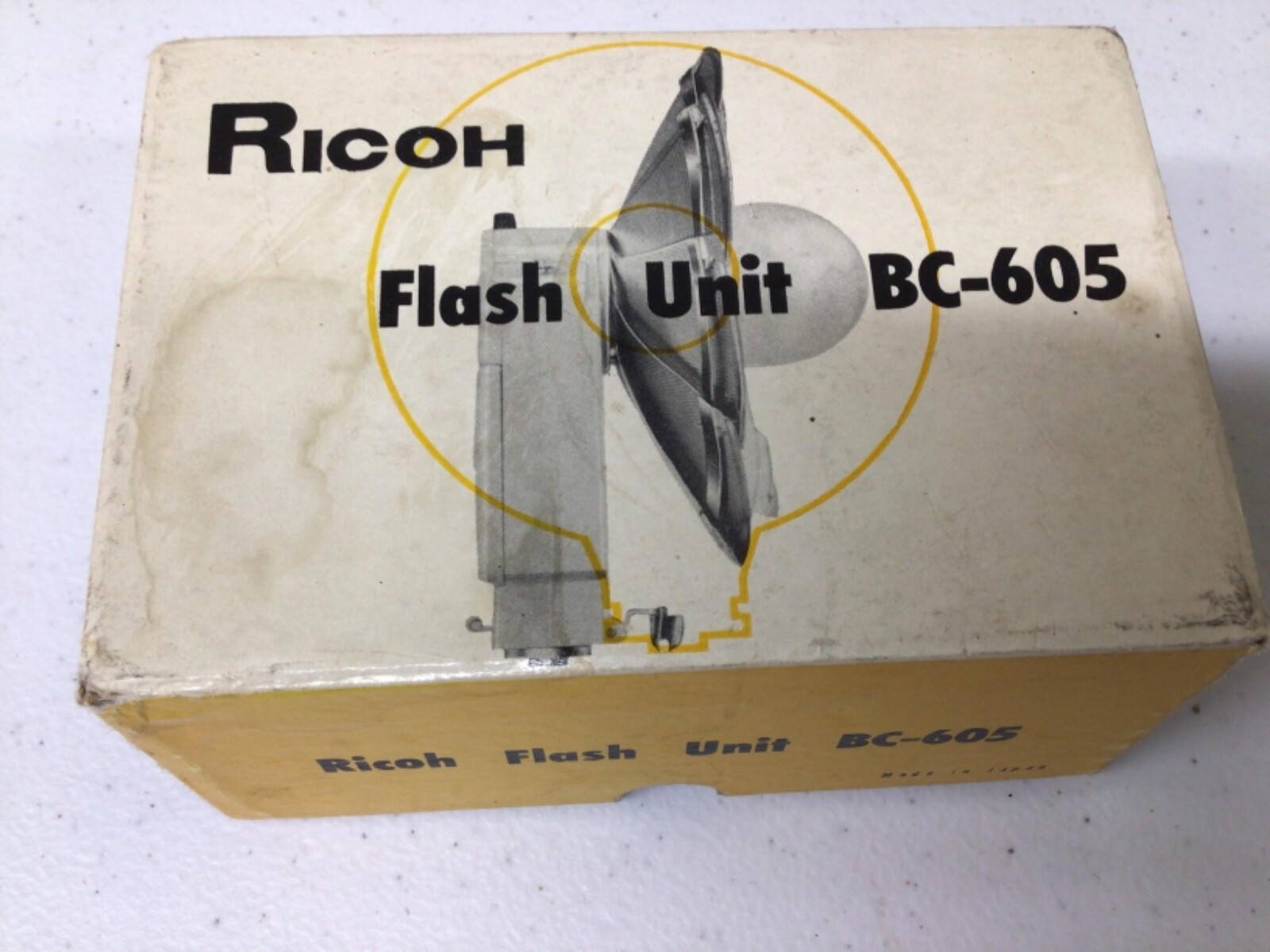 Ricoh Flash Unit BC-605 Camera Photography Leather Case Token Optical Industries