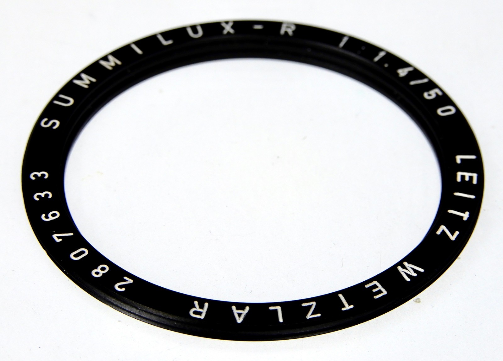 Leica Name Plate for 1st version 50mm f1.4 Summilux-R ………… MINT