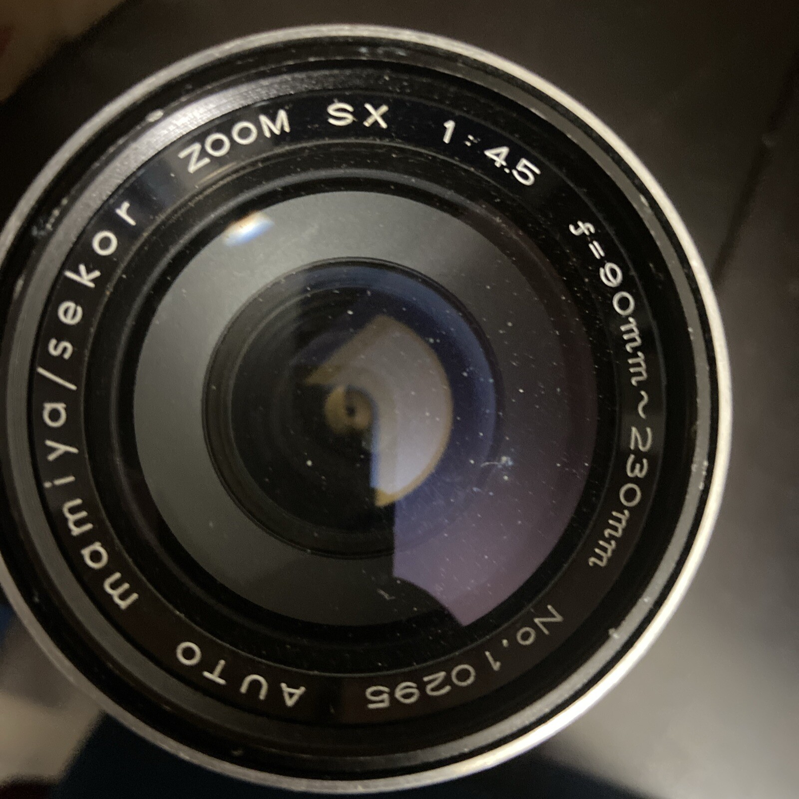 Mamiya Sekor 90-230mm f4.5 Zoom SX Telephoto Lens for M42 Screw Mount For Parts
