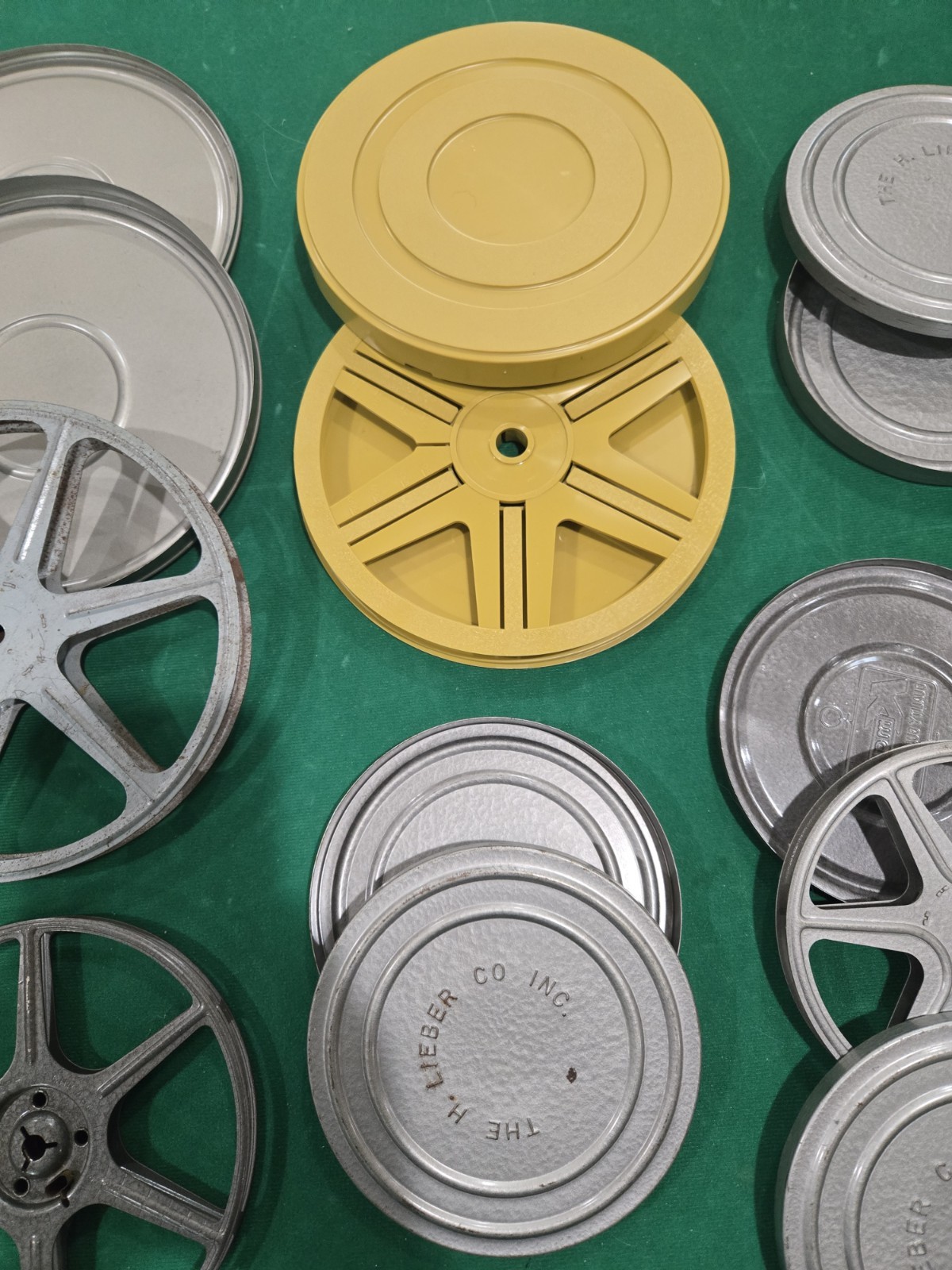 Variety of Vintage 8mm and Super 8 Reels And Cases