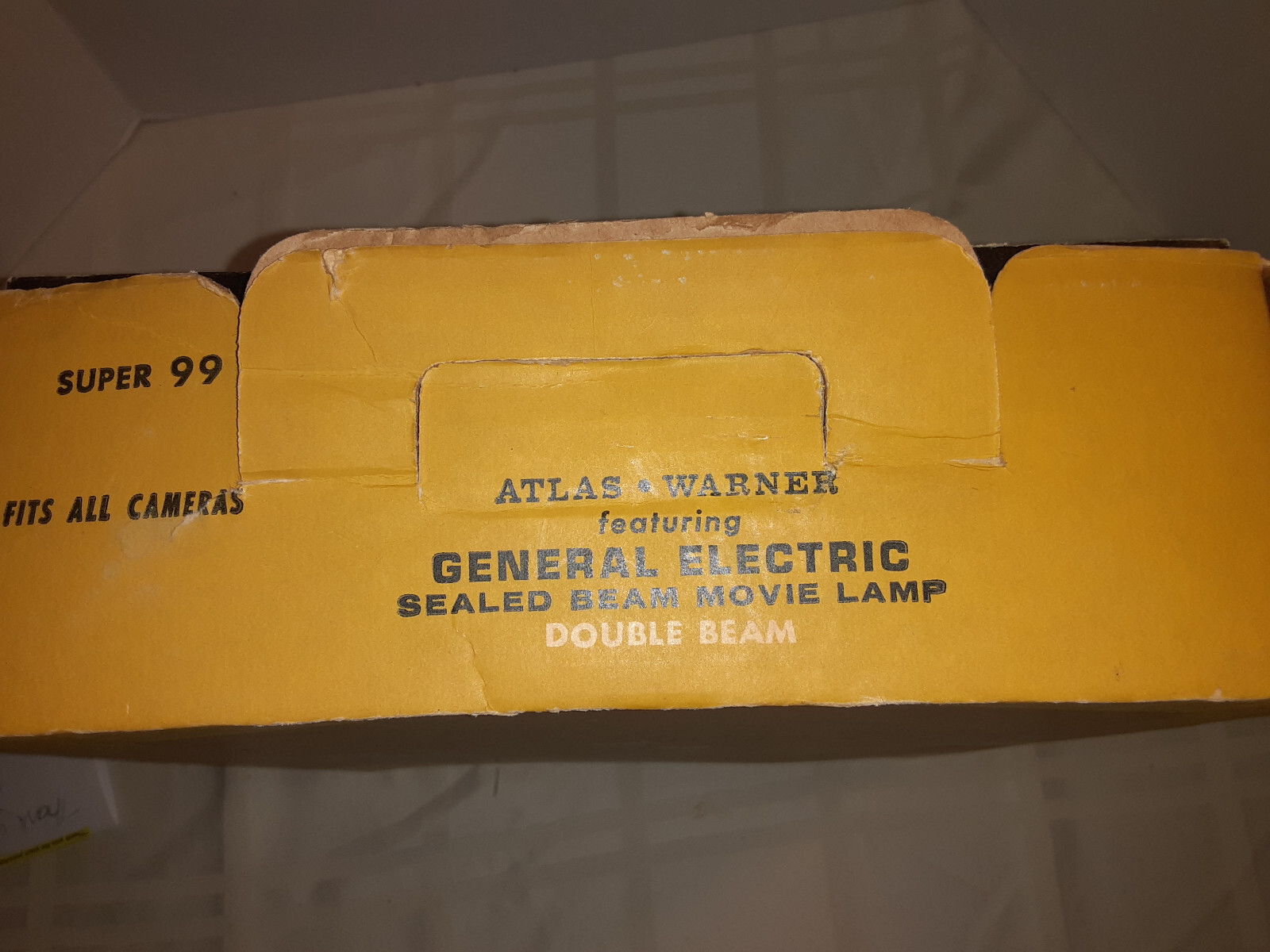 1960s GENERAL ELECTRIC SUPER 99 MOVIE SPOT LIGHT fits all cameras DOUBLE BEAM