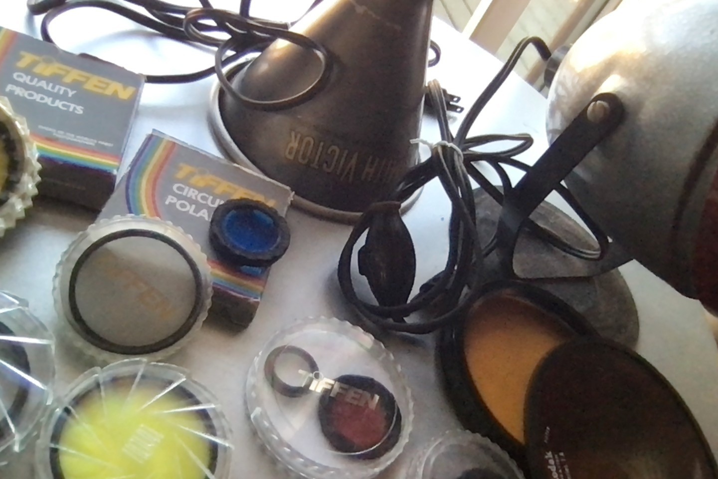 Vintage Photography Lighting Smith-Victor, Kodak, Tiffen, Hoya Lights and Filter